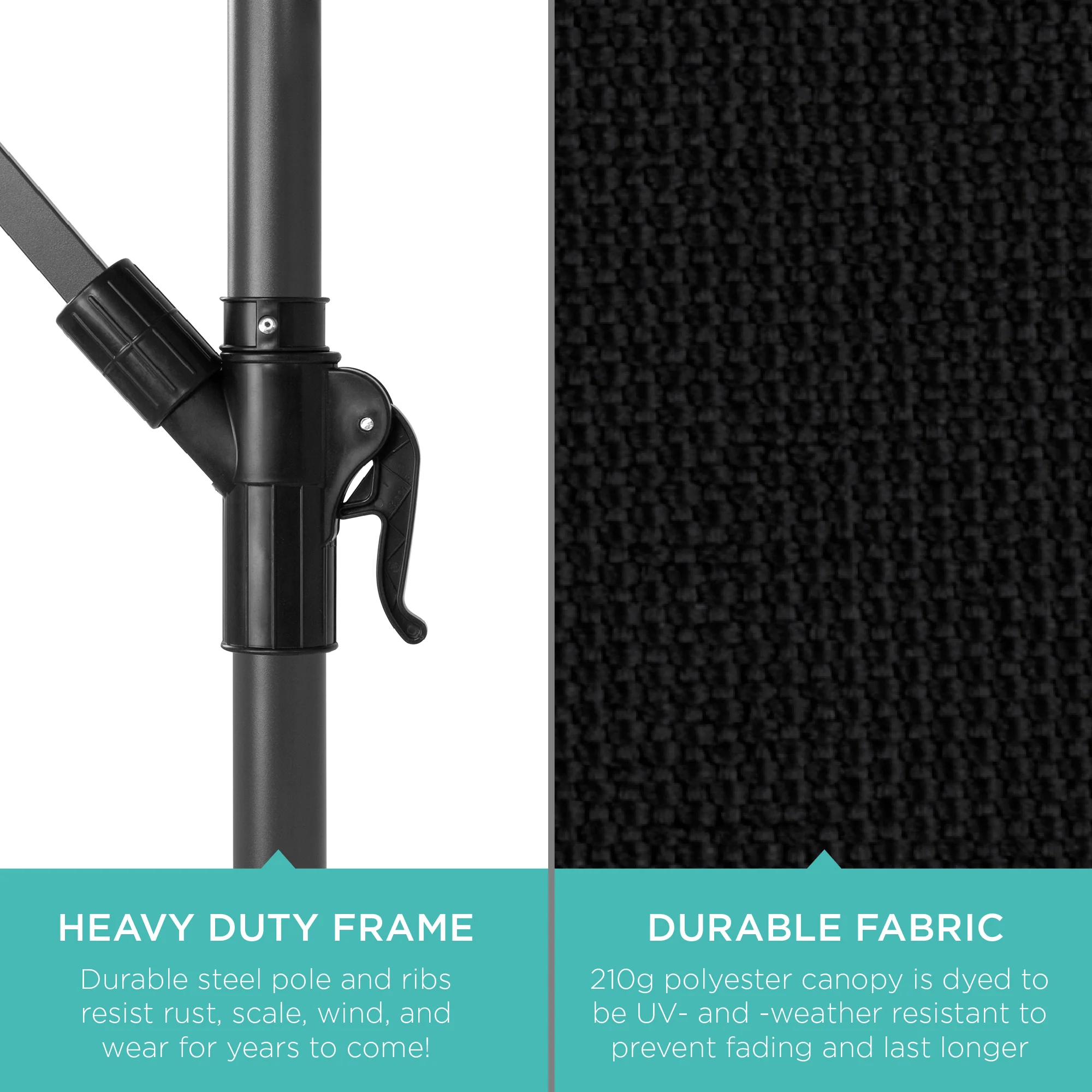 Offset Hanging Patio Umbrella - 10ft - Image 104