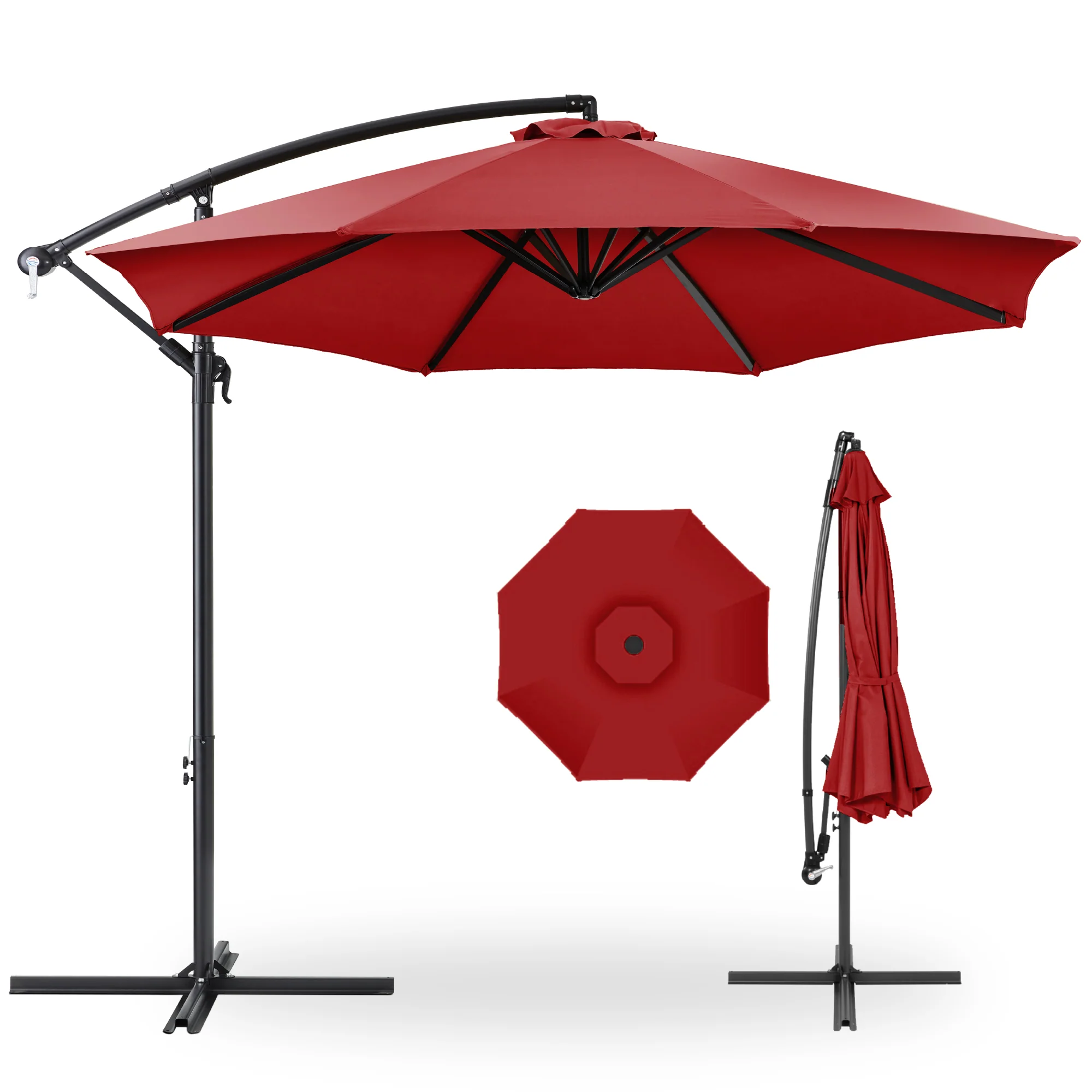 Offset Hanging Patio Umbrella - 10ft - Image 106