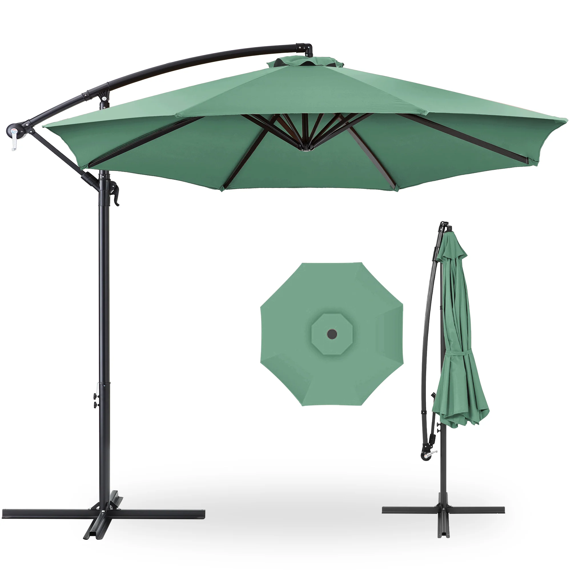 Offset Hanging Patio Umbrella - 10ft - Image 113