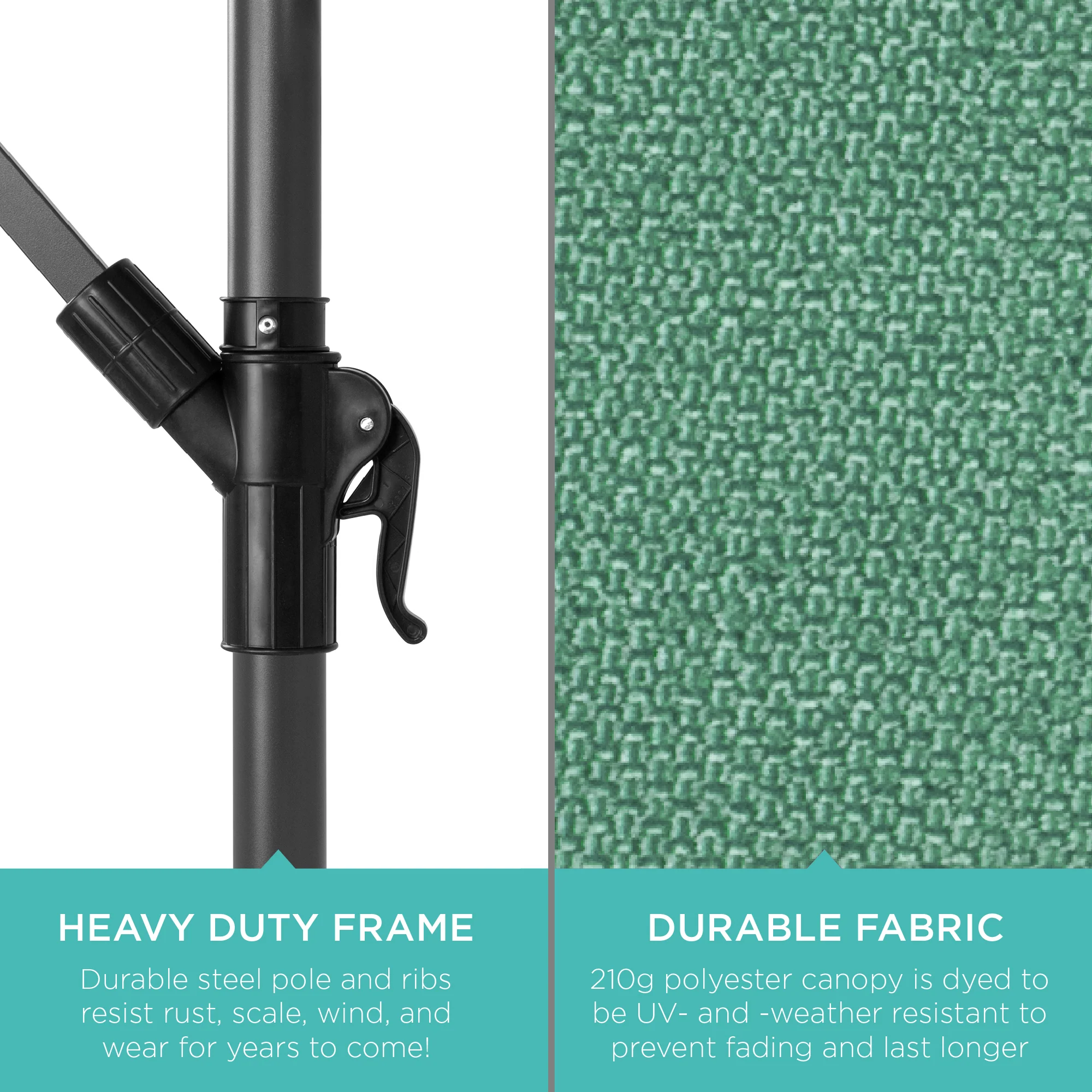 Offset Hanging Patio Umbrella - 10ft - Image 118