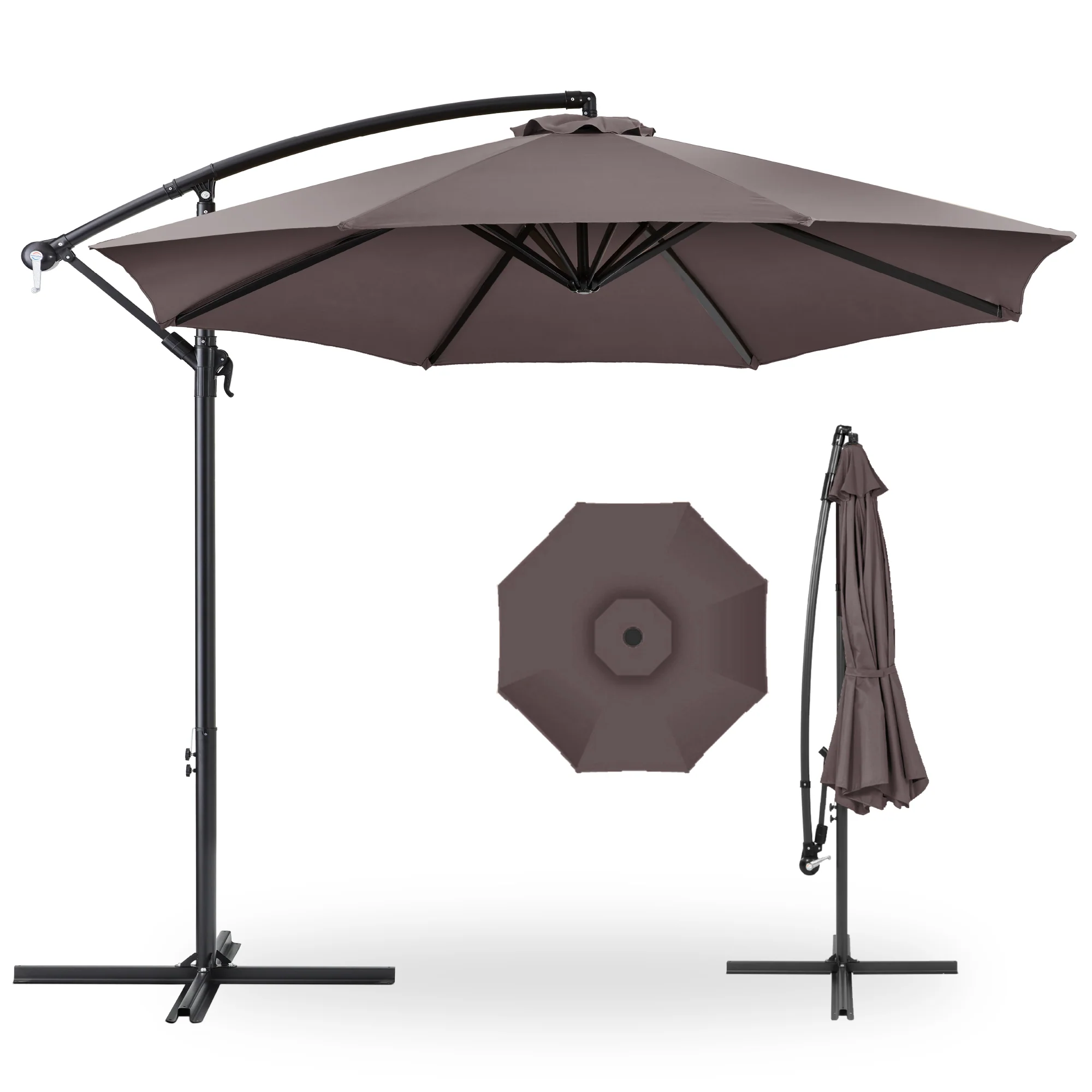 Offset Hanging Patio Umbrella - 10ft - Image 120