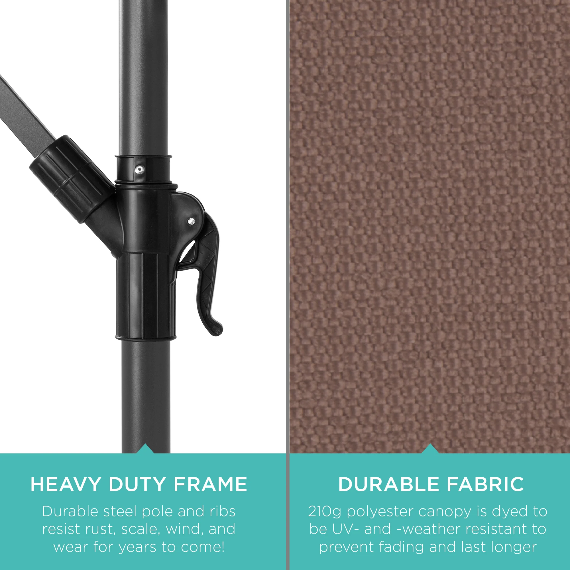 Offset Hanging Patio Umbrella - 10ft - Image 125