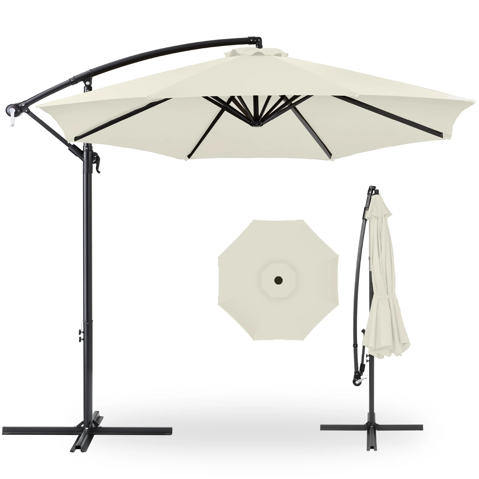 Offset Hanging Patio Umbrella - 10ft - Image 127