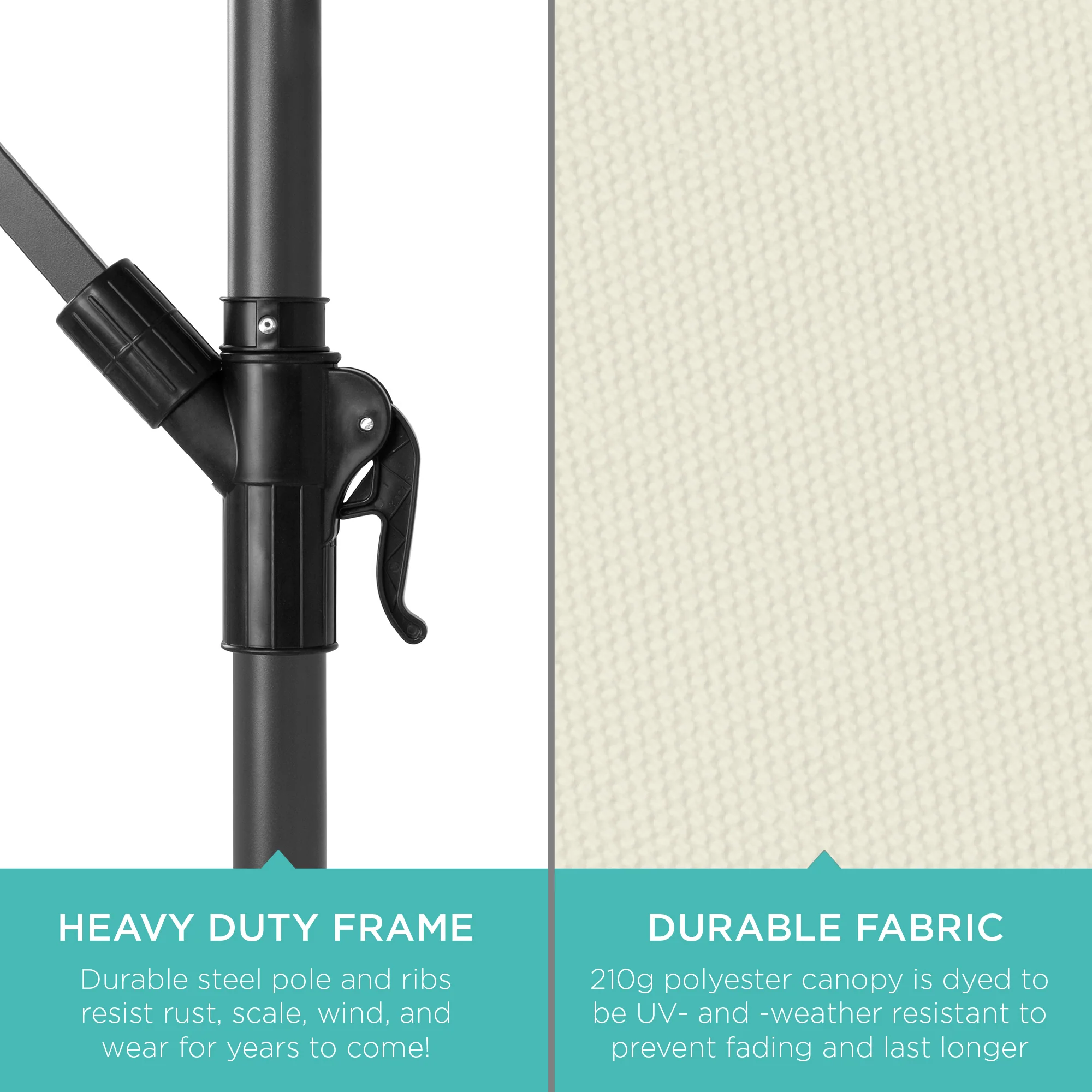 Offset Hanging Patio Umbrella - 10ft - Image 132