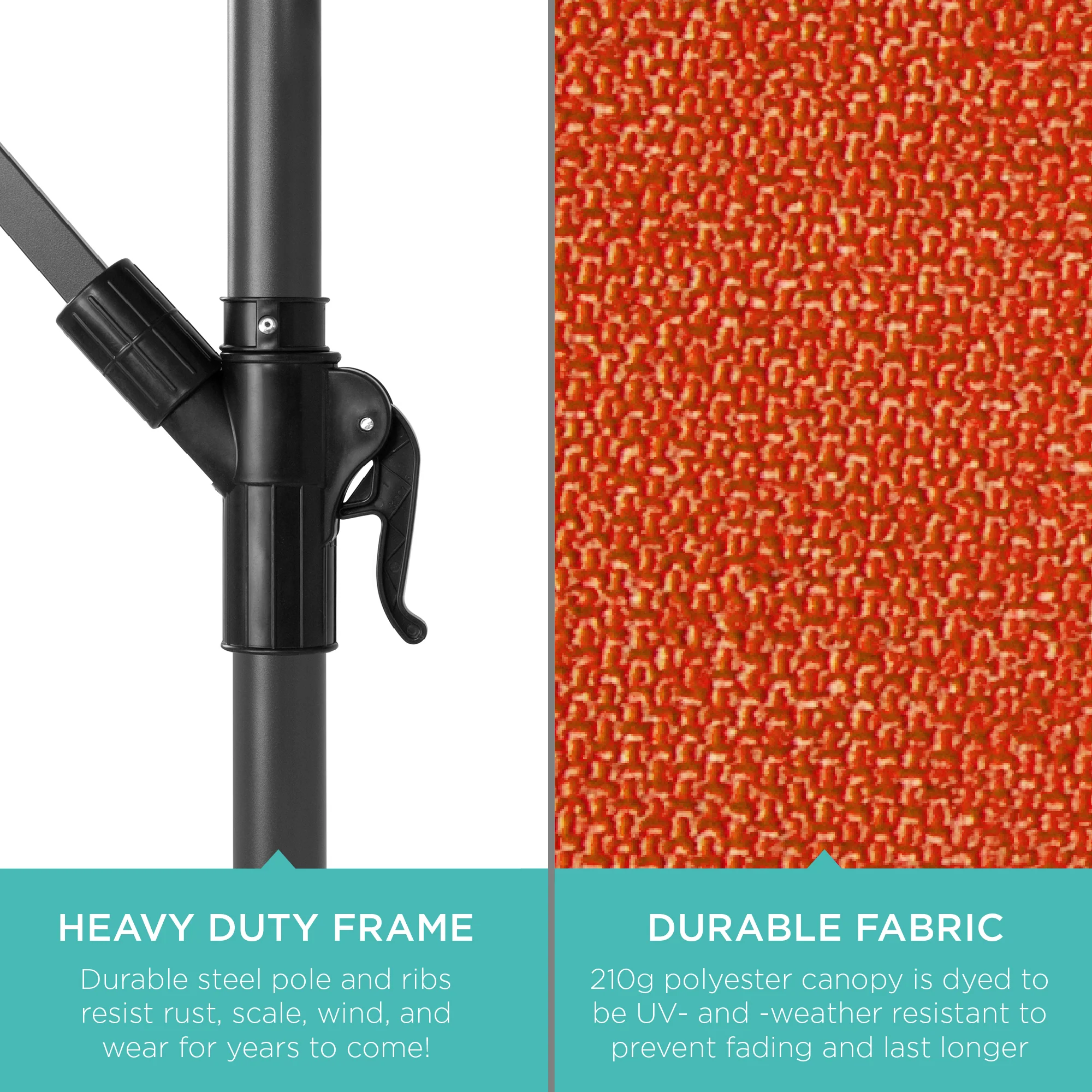 Offset Hanging Patio Umbrella - 10ft - Image 139
