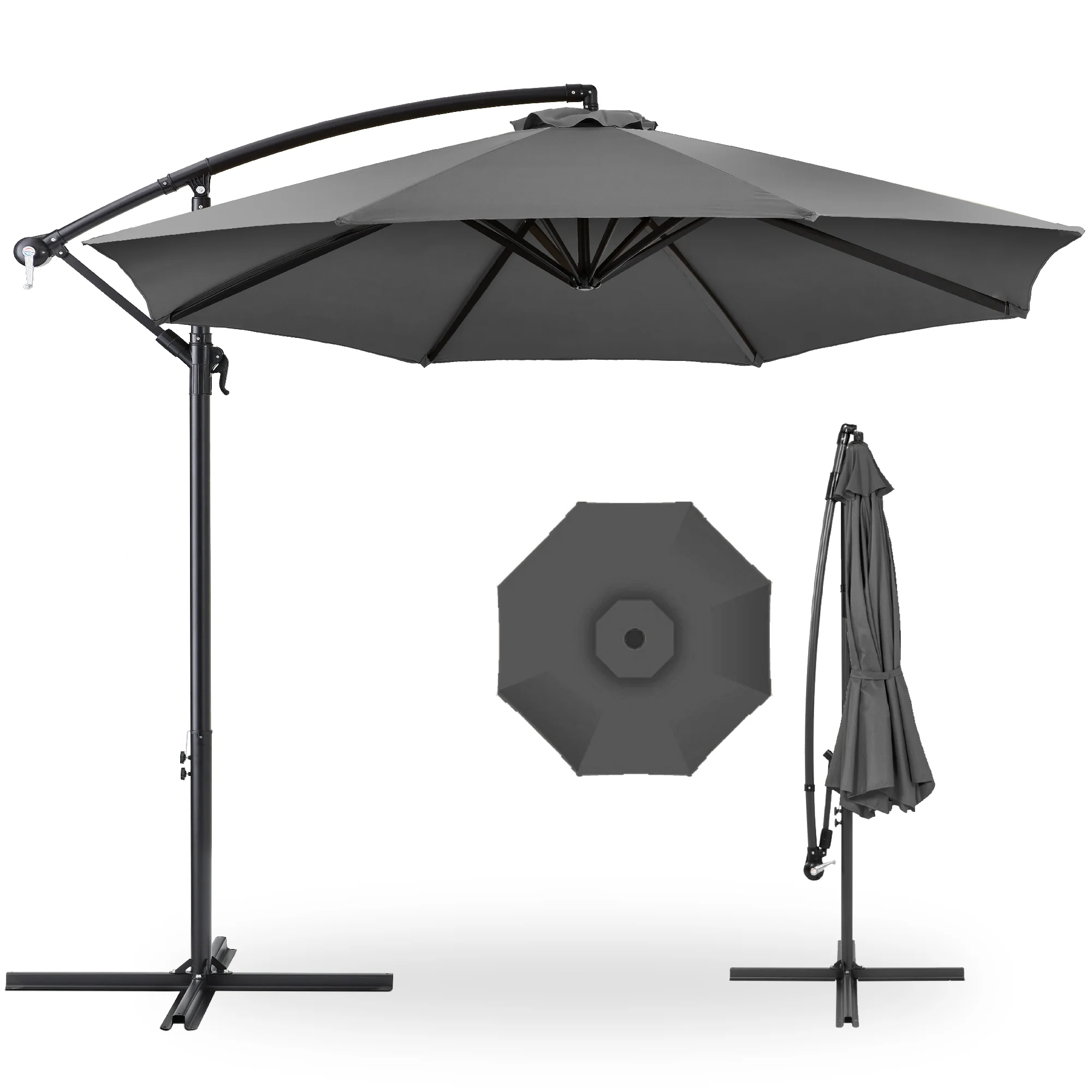 Offset Hanging Patio Umbrella - 10ft - Image 141