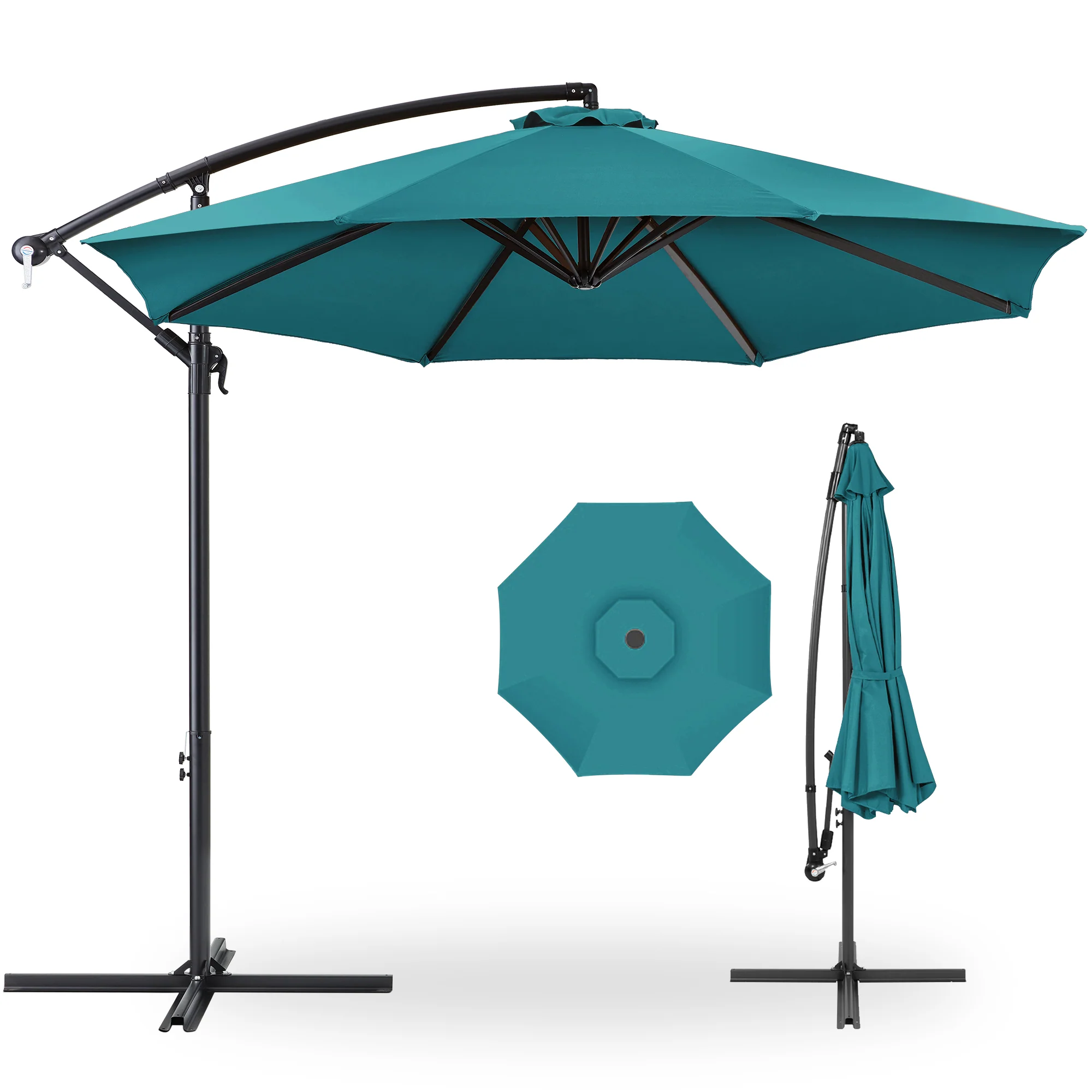 Offset Hanging Patio Umbrella - 10ft - Image 148