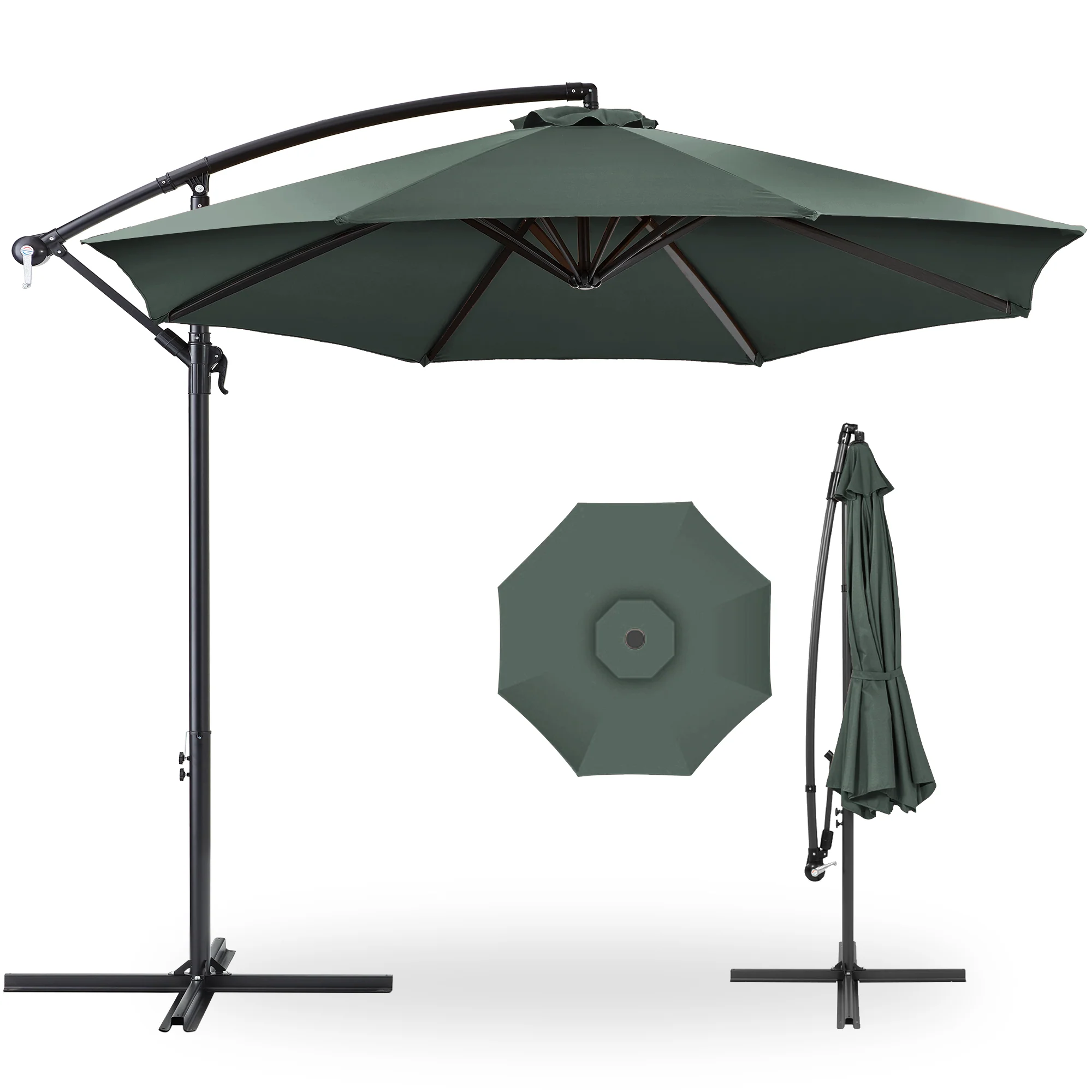 Offset Hanging Patio Umbrella - 10ft - Image 15
