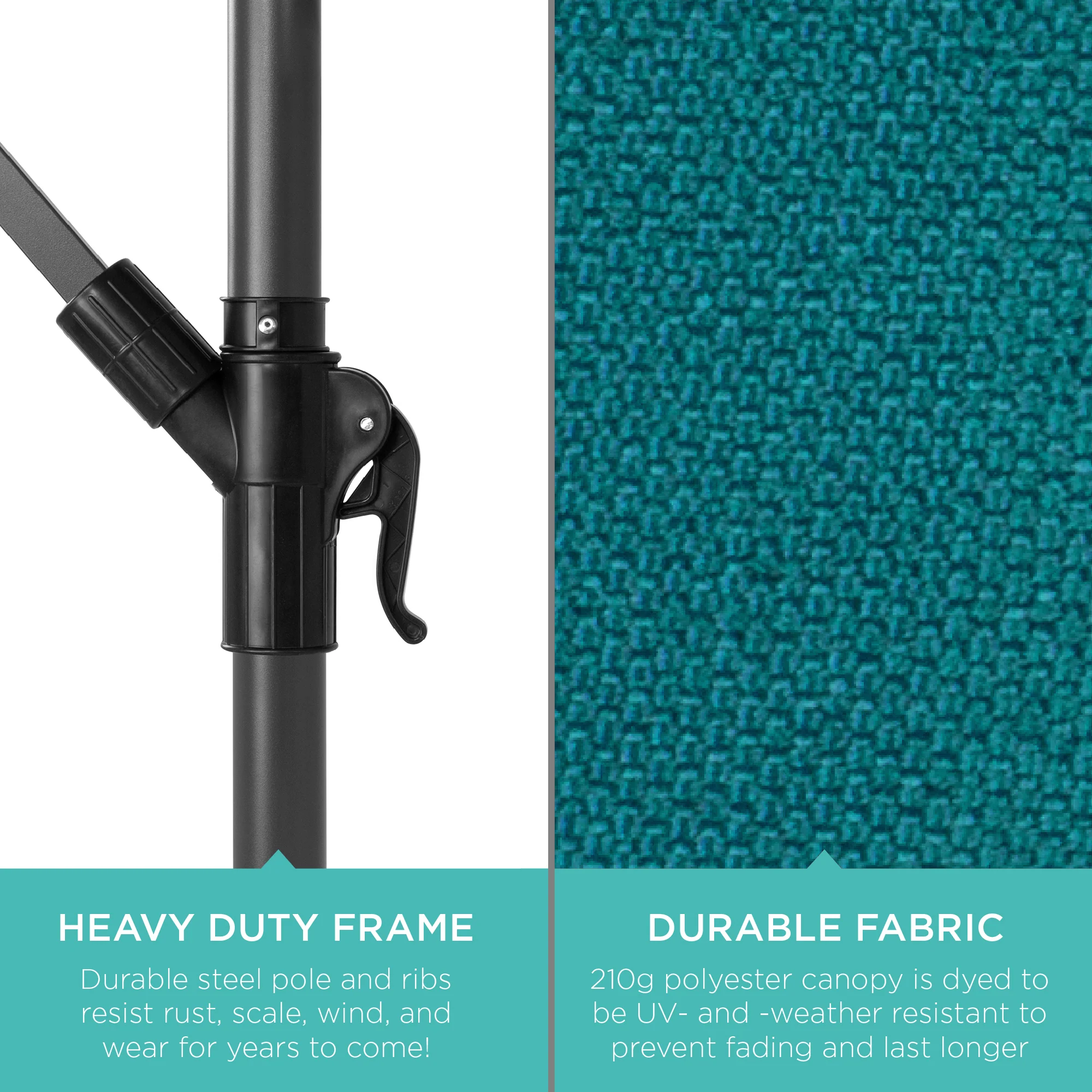 Offset Hanging Patio Umbrella - 10ft - Image 153