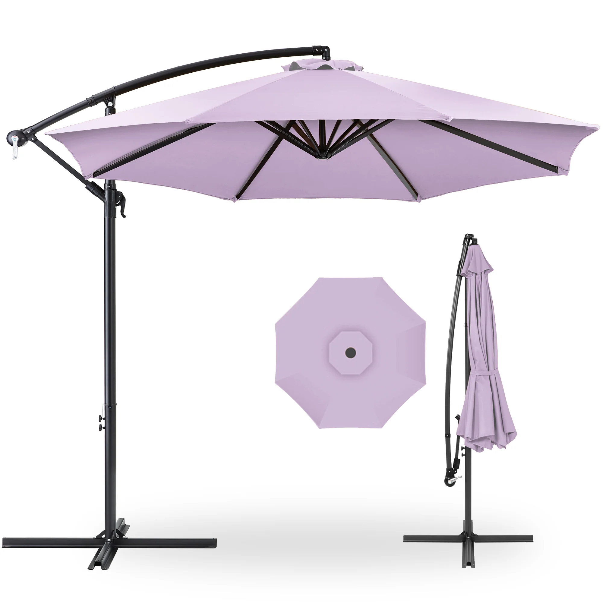 Offset Hanging Patio Umbrella - 10ft - Image 36