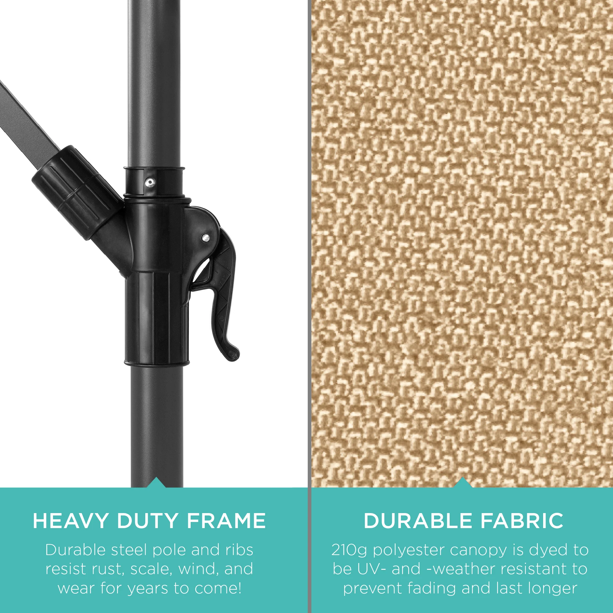 Offset Hanging Patio Umbrella - 10ft - Image 48