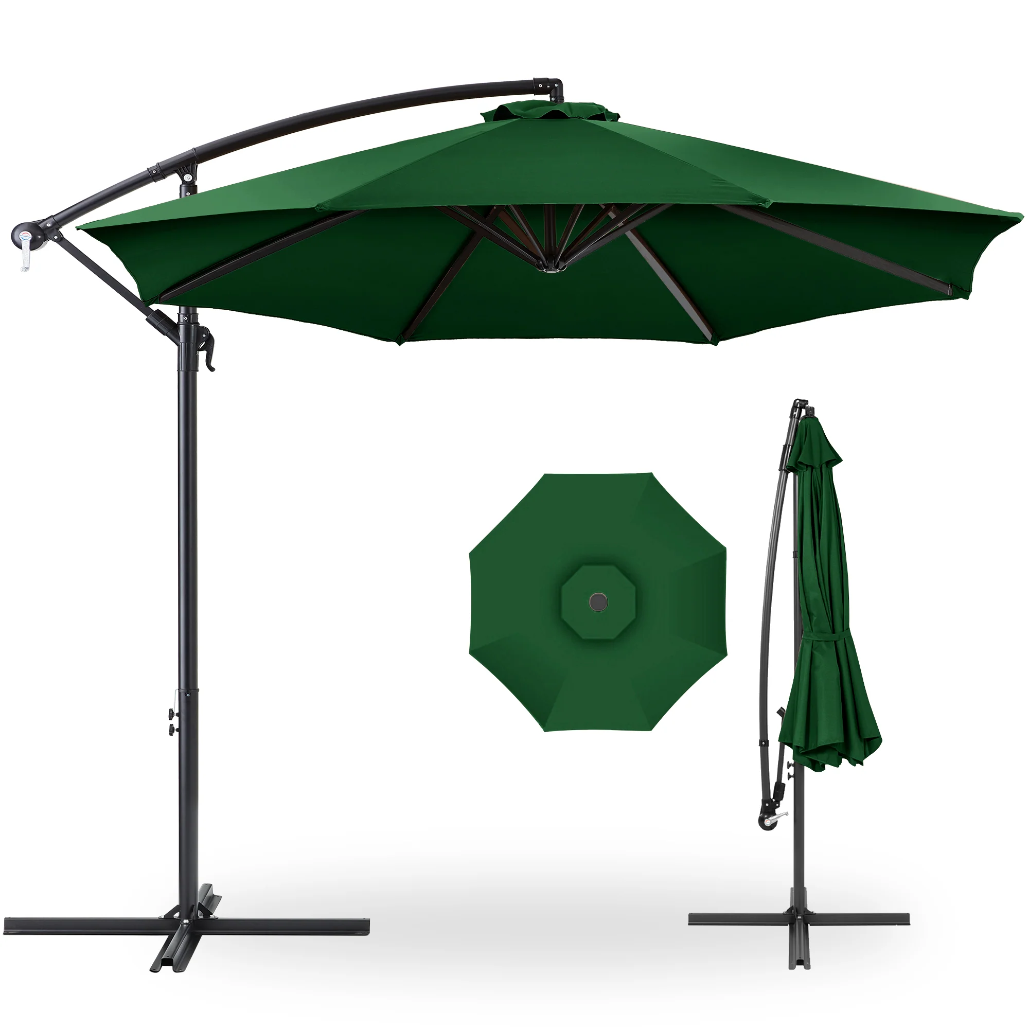 Offset Hanging Patio Umbrella - 10ft - Image 50