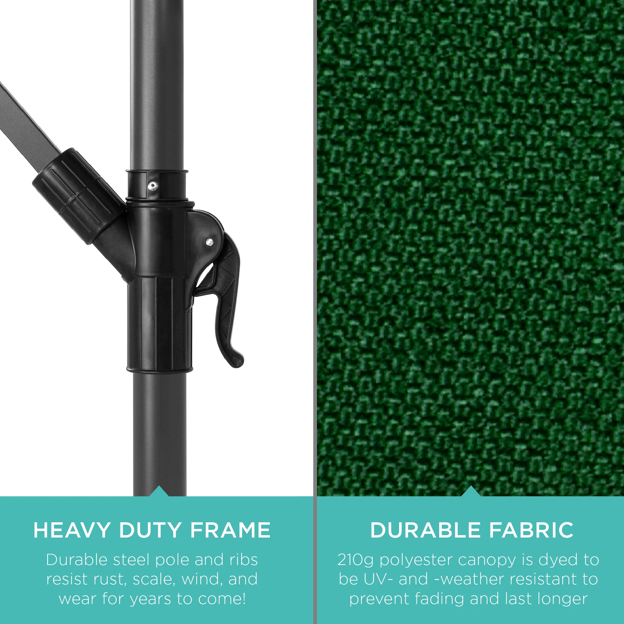 Offset Hanging Patio Umbrella - 10ft - Image 55