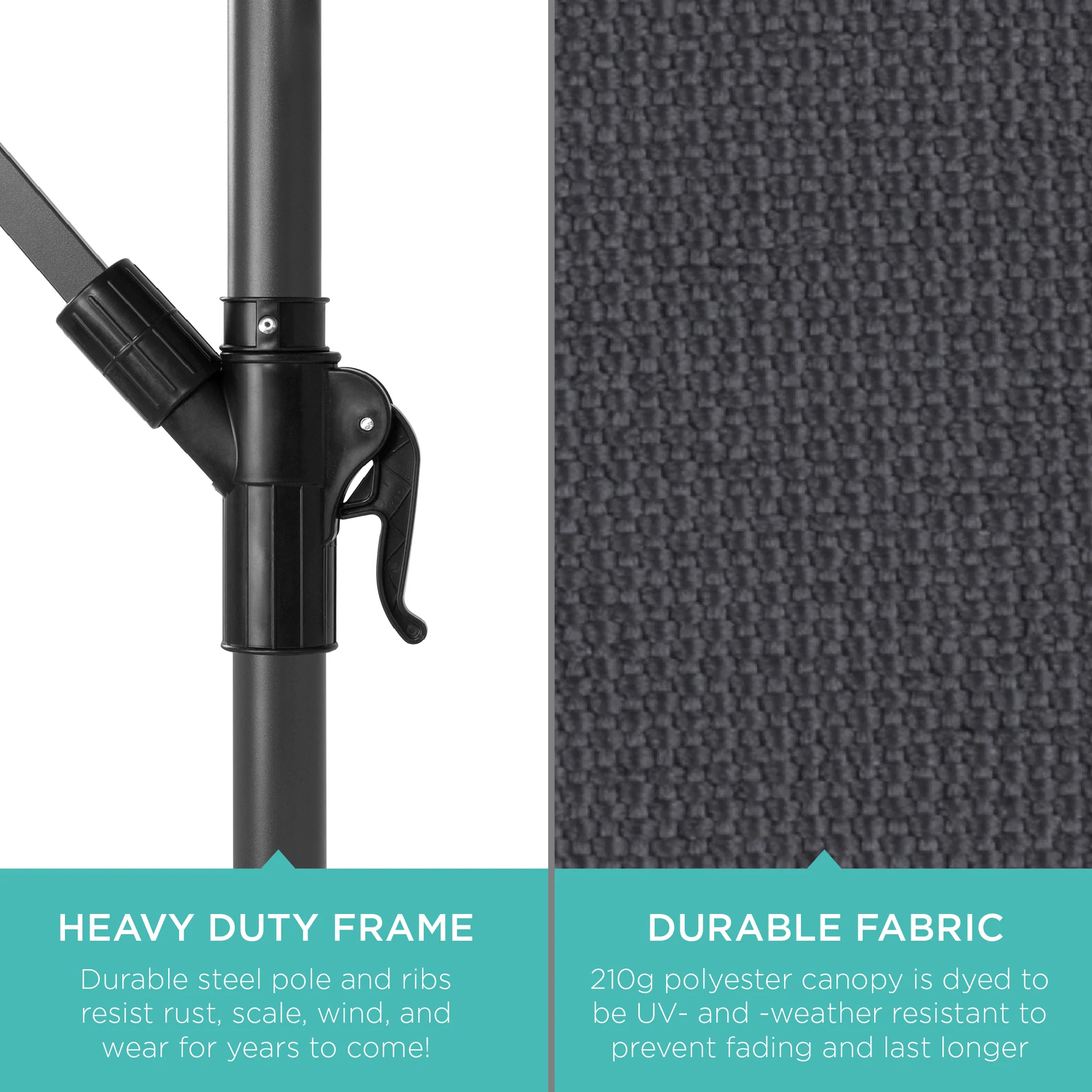 Offset Hanging Patio Umbrella - 10ft - Image 62