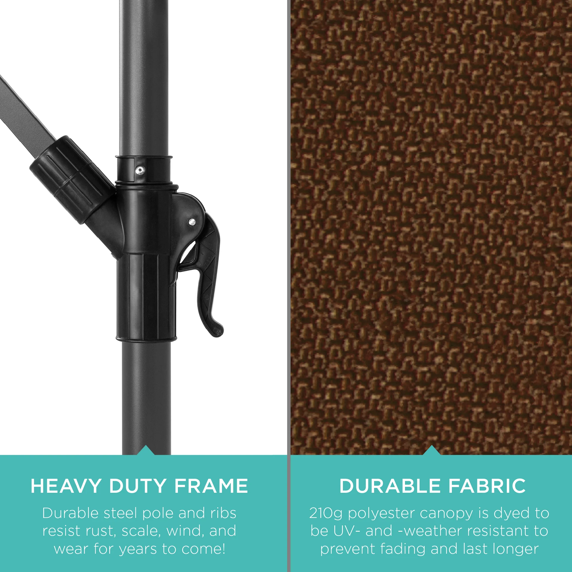 Offset Hanging Patio Umbrella - 10ft - Image 69