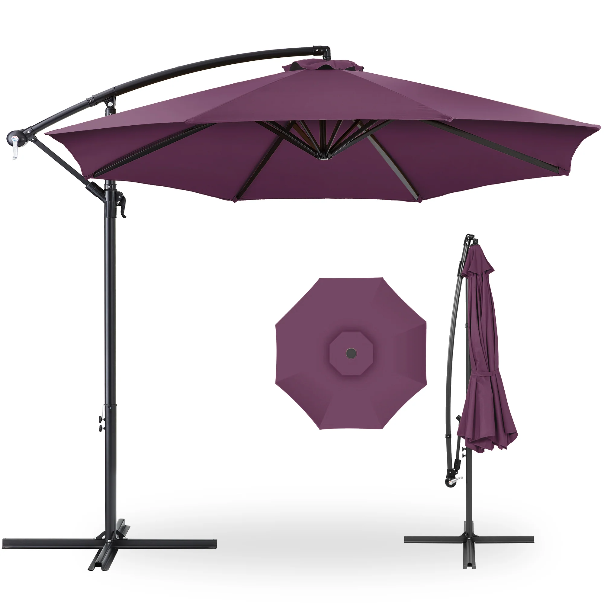 Offset Hanging Patio Umbrella - 10ft - Image 71