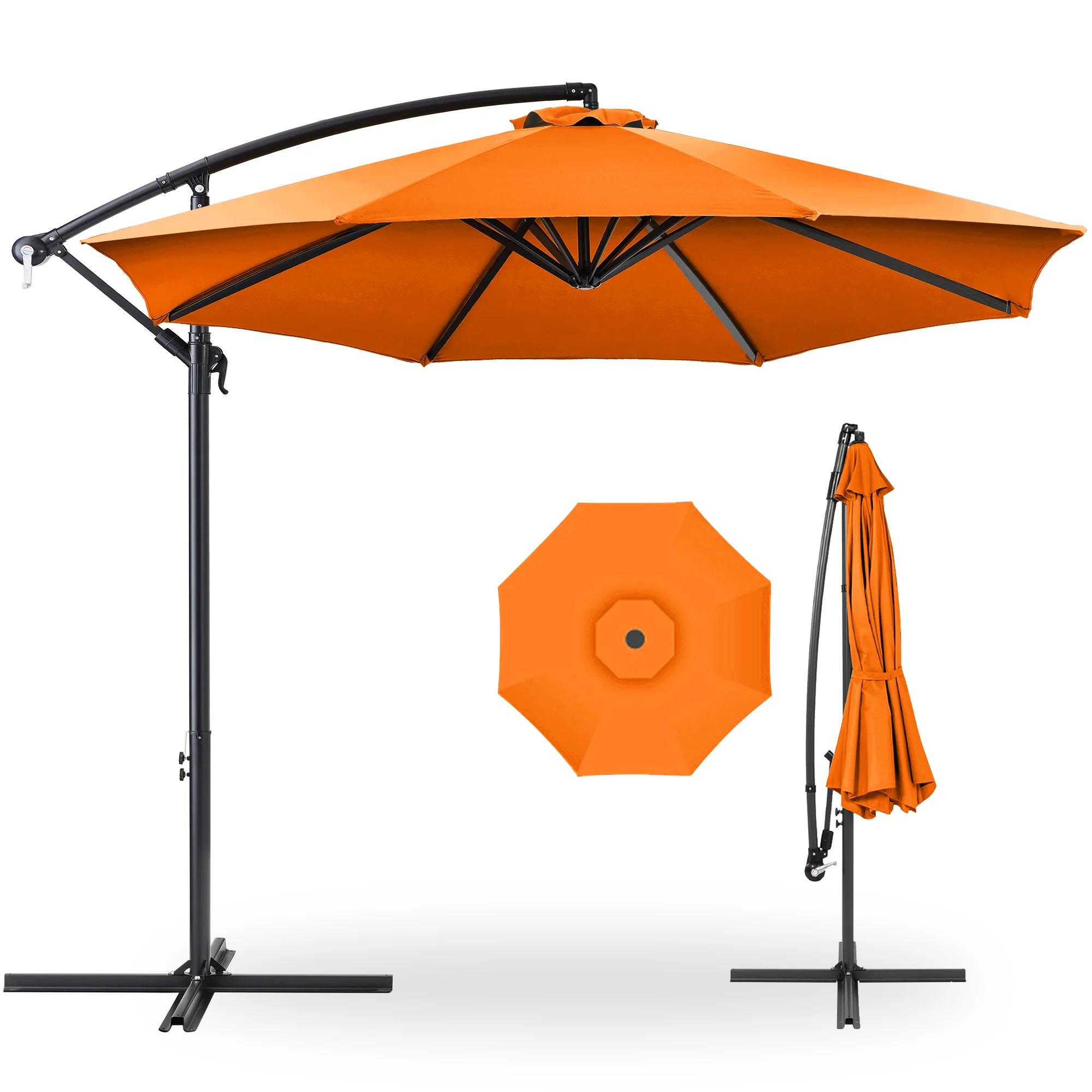 Offset Hanging Patio Umbrella - 10ft - Image 85