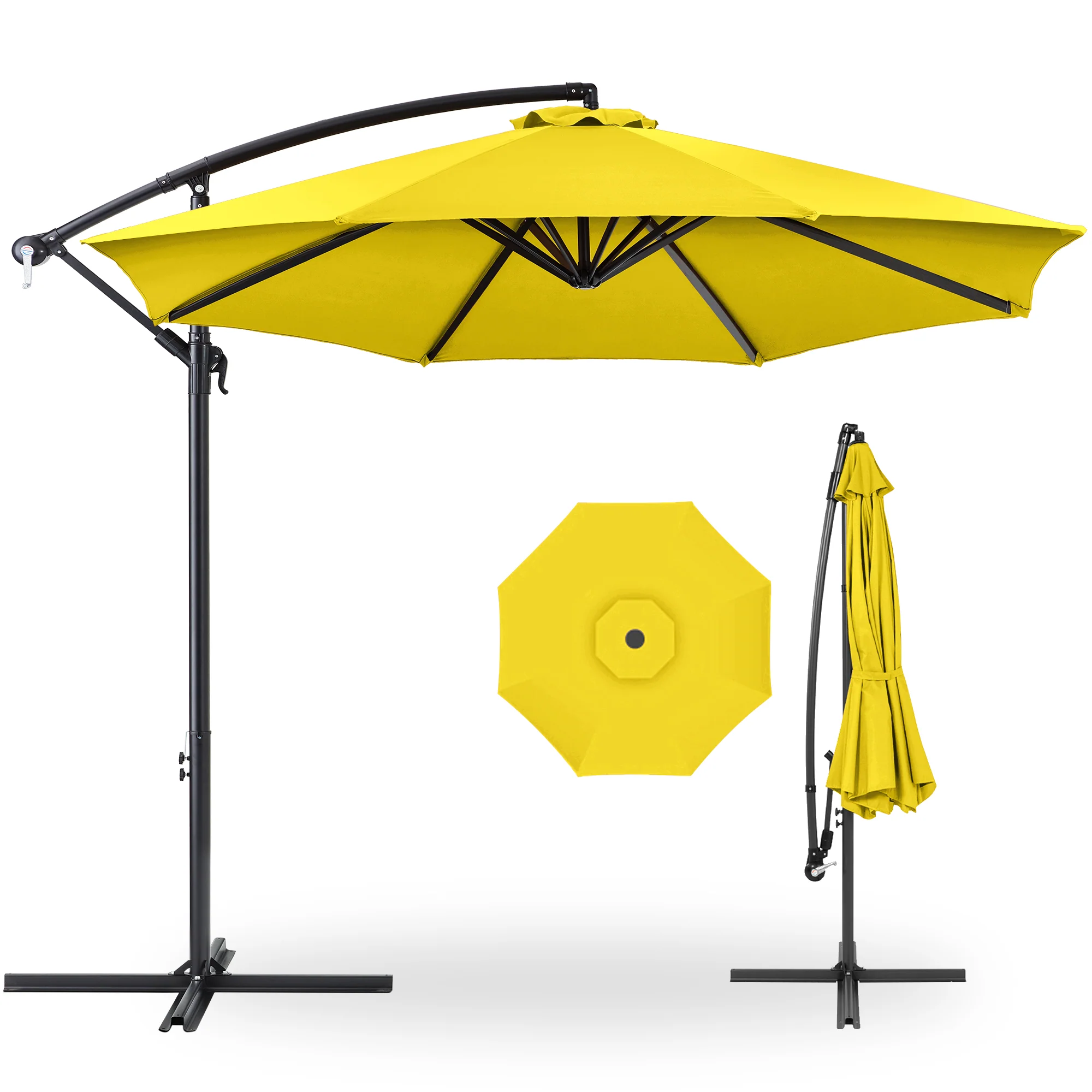 Offset Hanging Patio Umbrella - 10ft - Image 92