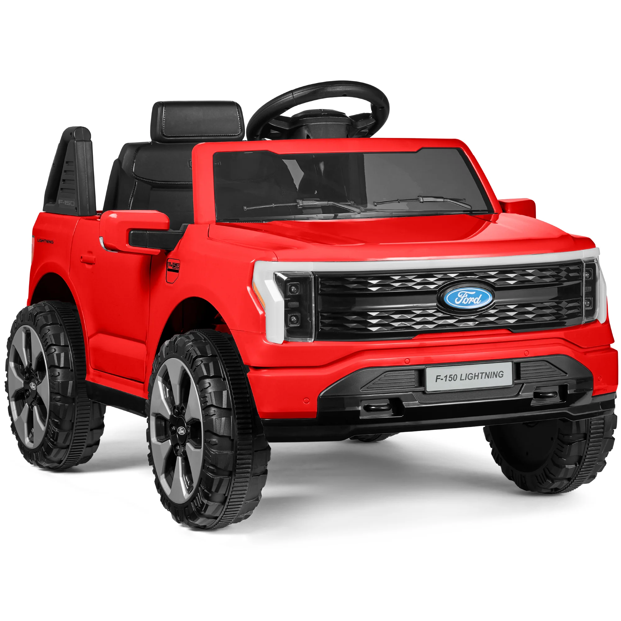 12V Kids Ride On Car Officially Licensed Ford Lightning w/ Remote, 2 Speeds - Image 19