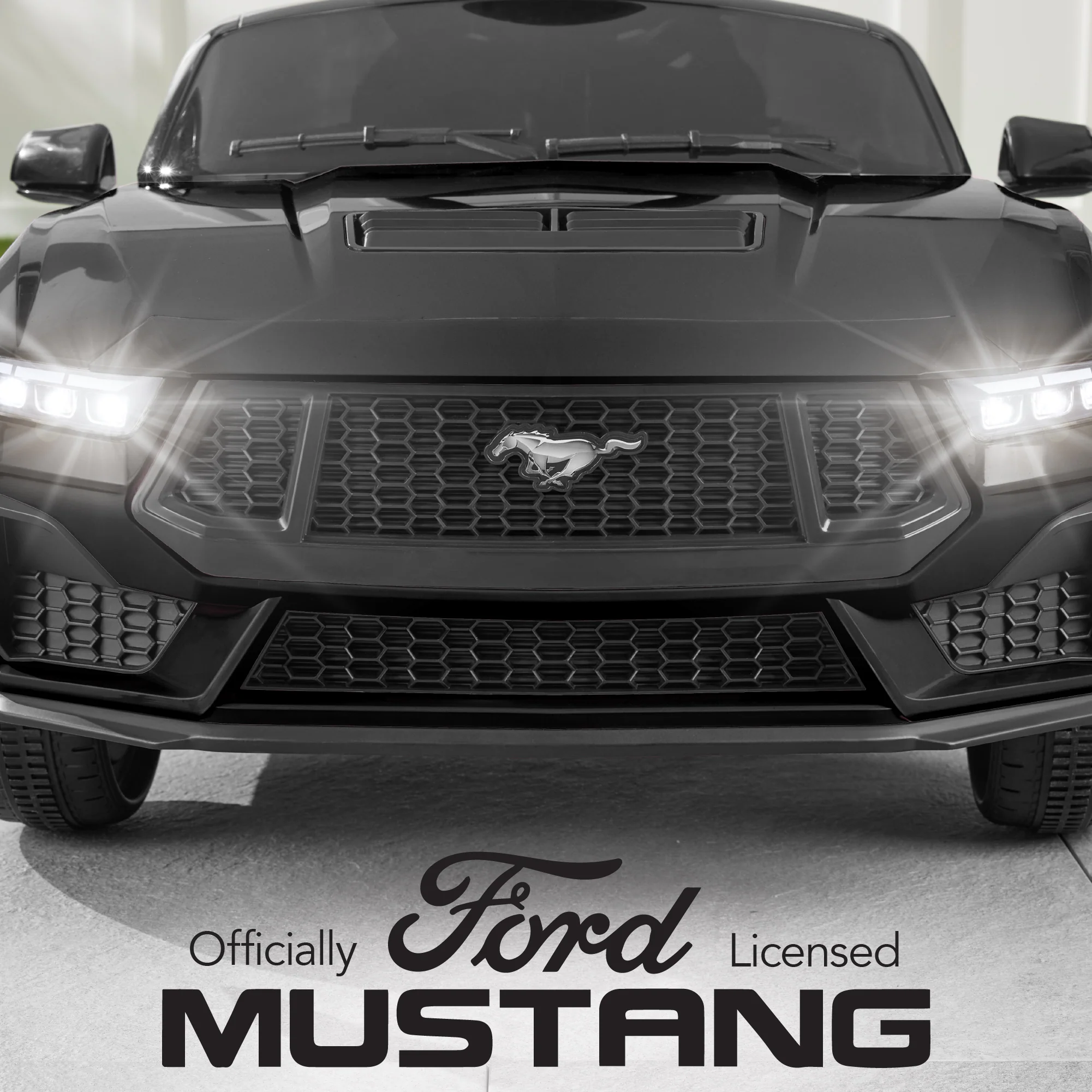 12V Kids Ride-On Car Officially Licensed Ford Mustang w/ Remote, 2 Speeds - Image 11