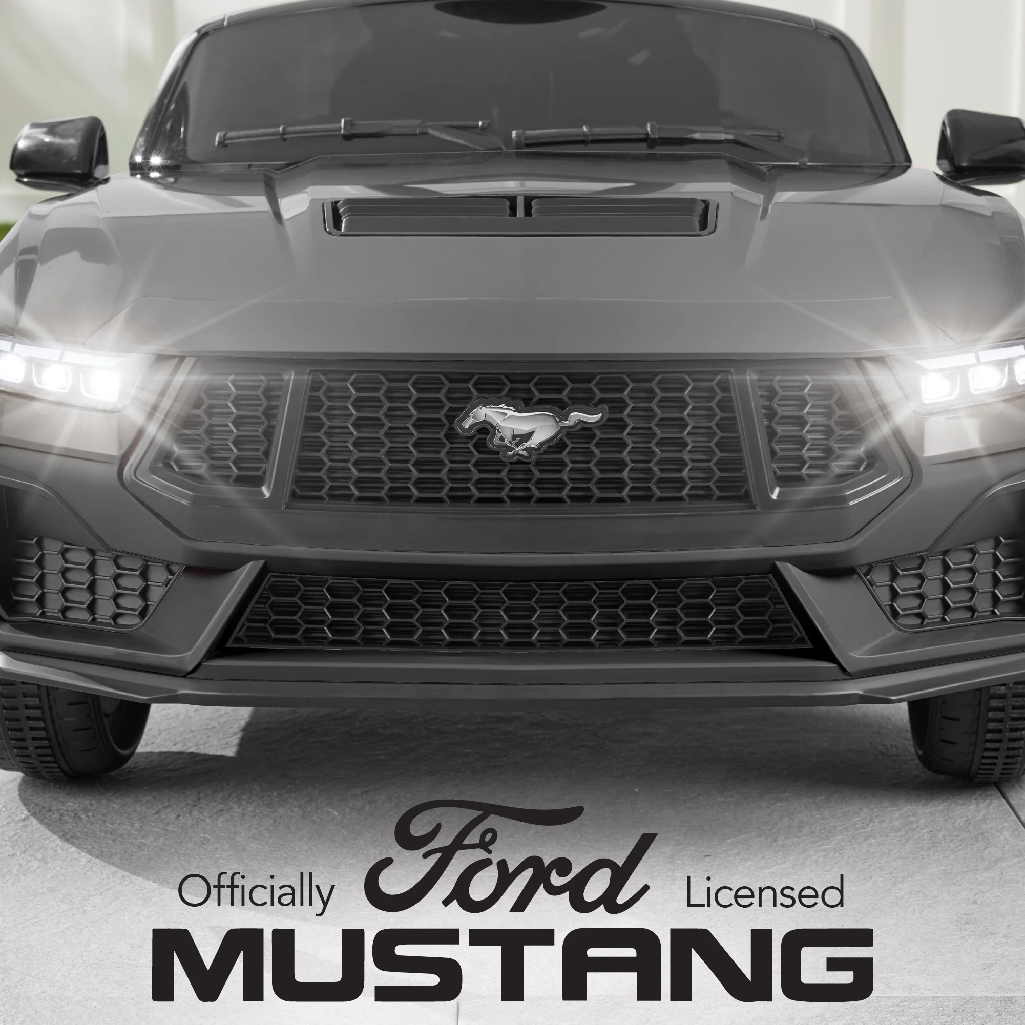 12V Kids Ride-On Car Officially Licensed Ford Mustang w/ Remote, 2 Speeds - Image 47