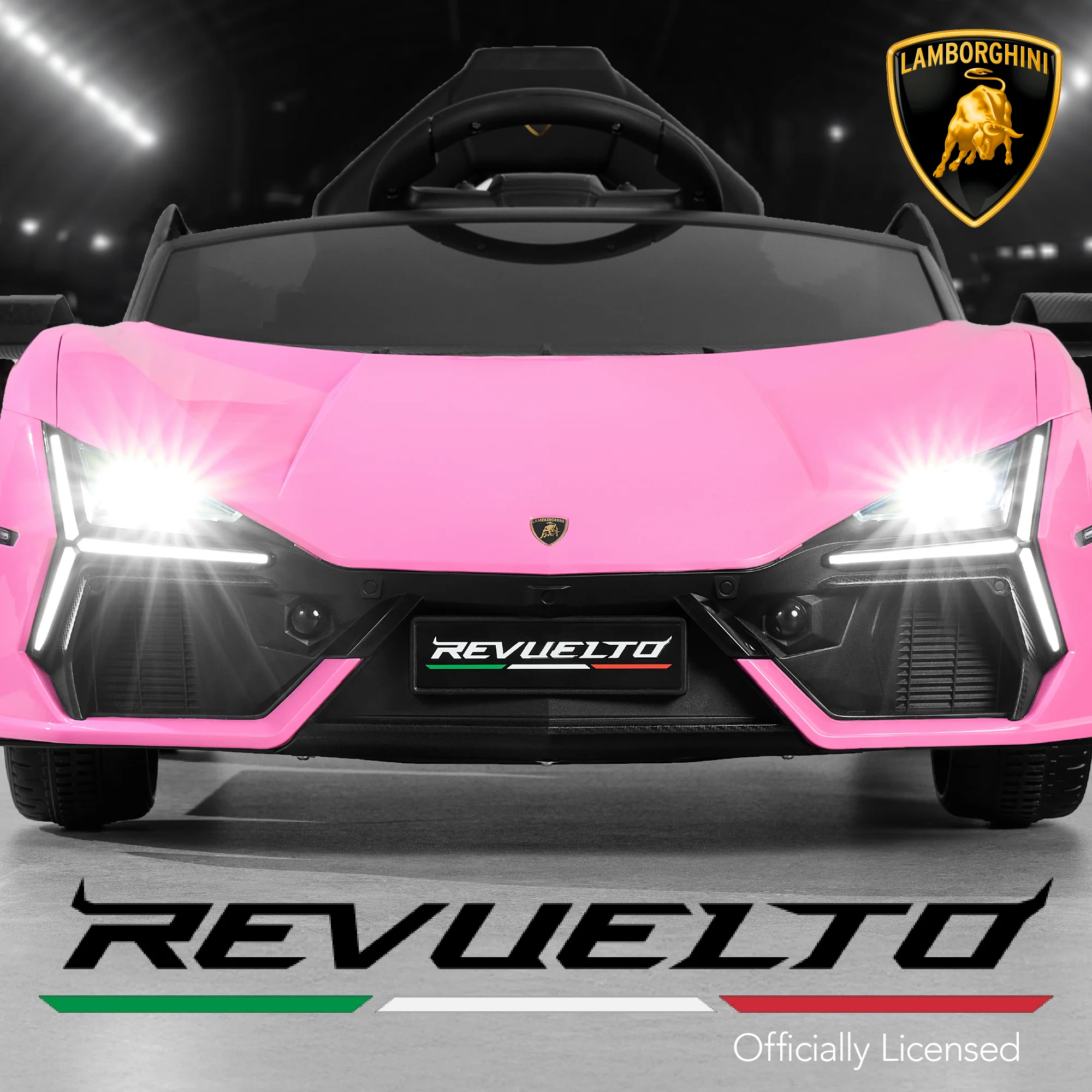 12V Kids Ride-On Car Officially Licensed Lamborghini Revuelto w/ Remote - Image 12
