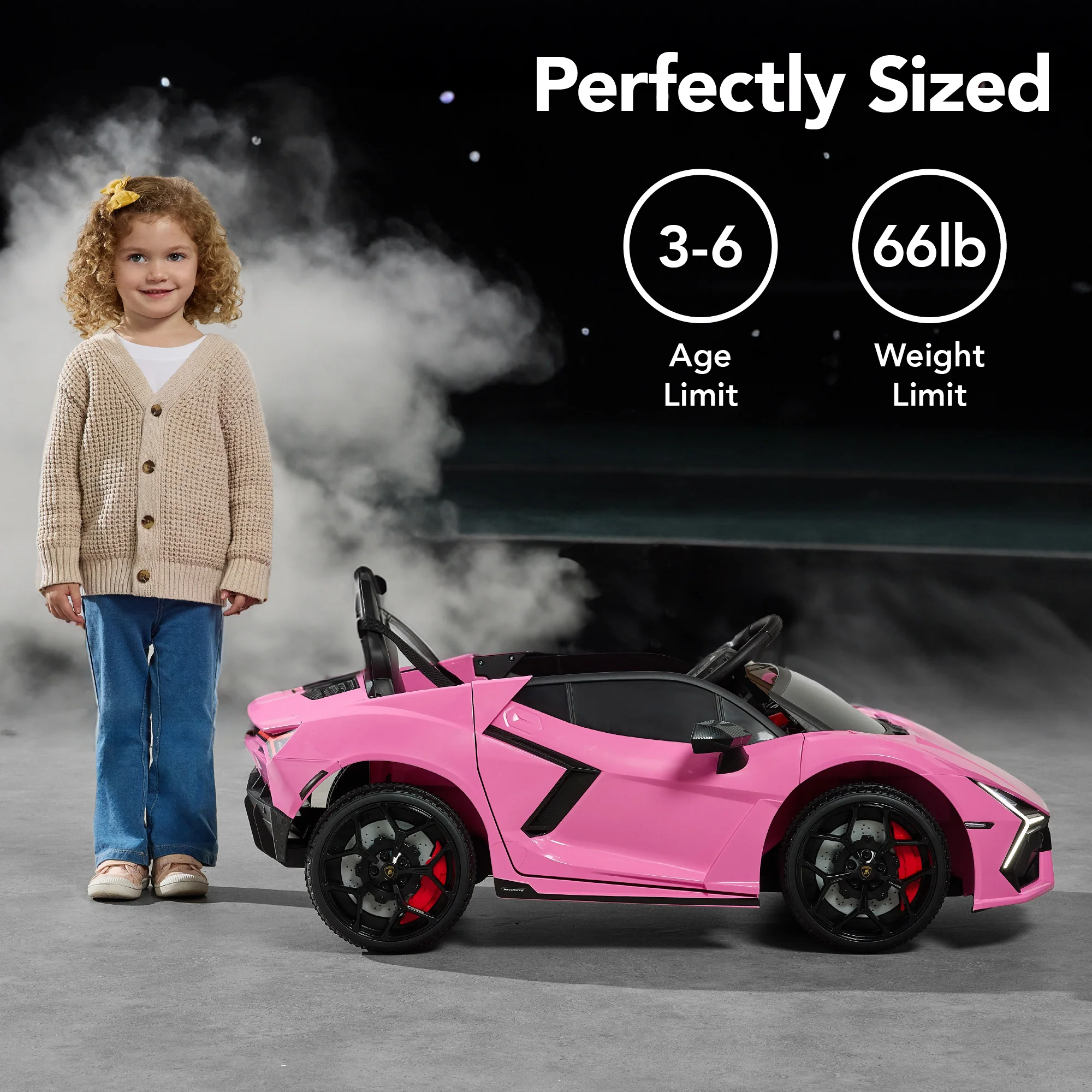 12V Kids Ride-On Car Officially Licensed Lamborghini Revuelto w/ Remote - Image 16