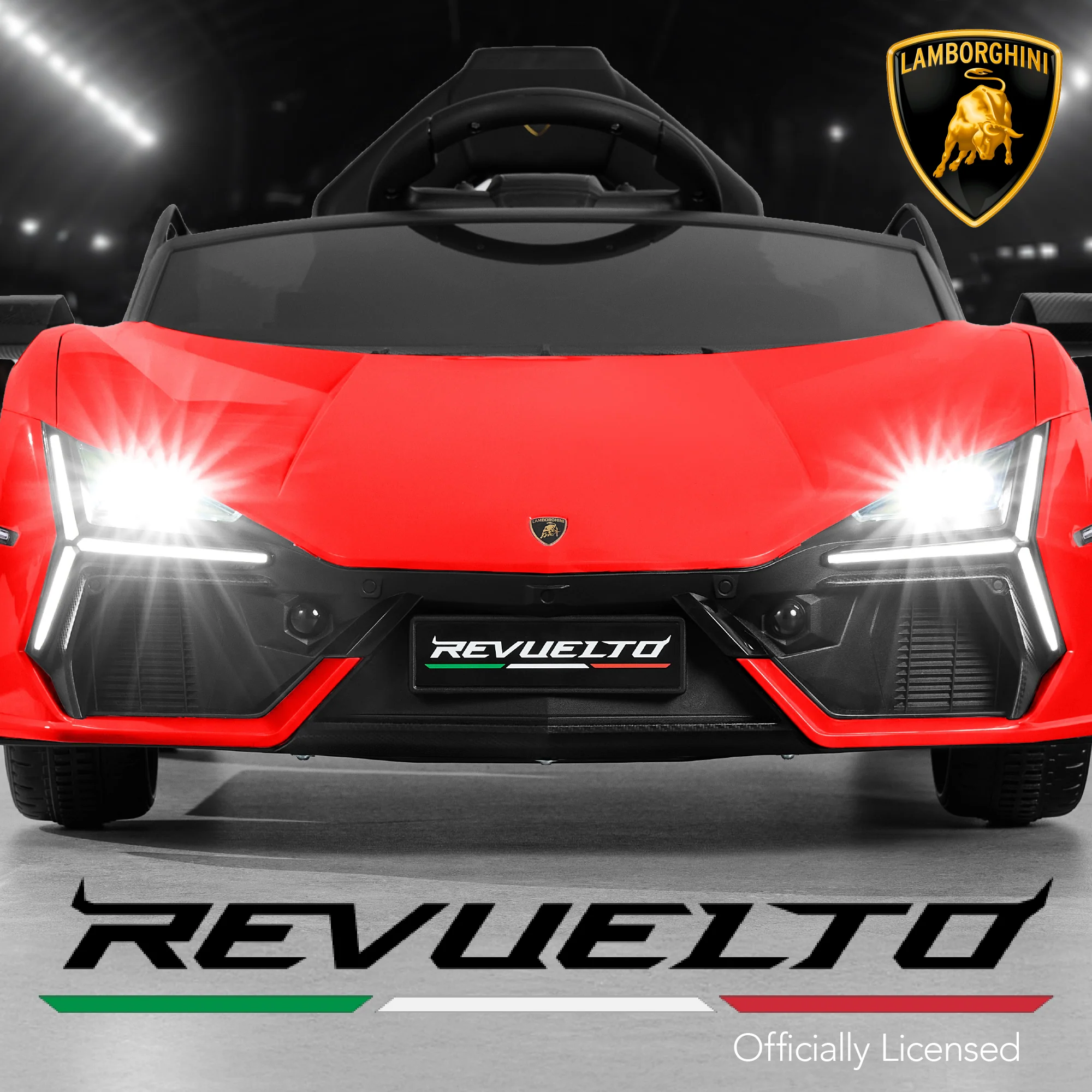 12V Kids Ride-On Car Officially Licensed Lamborghini Revuelto w/ Remote - Image 3