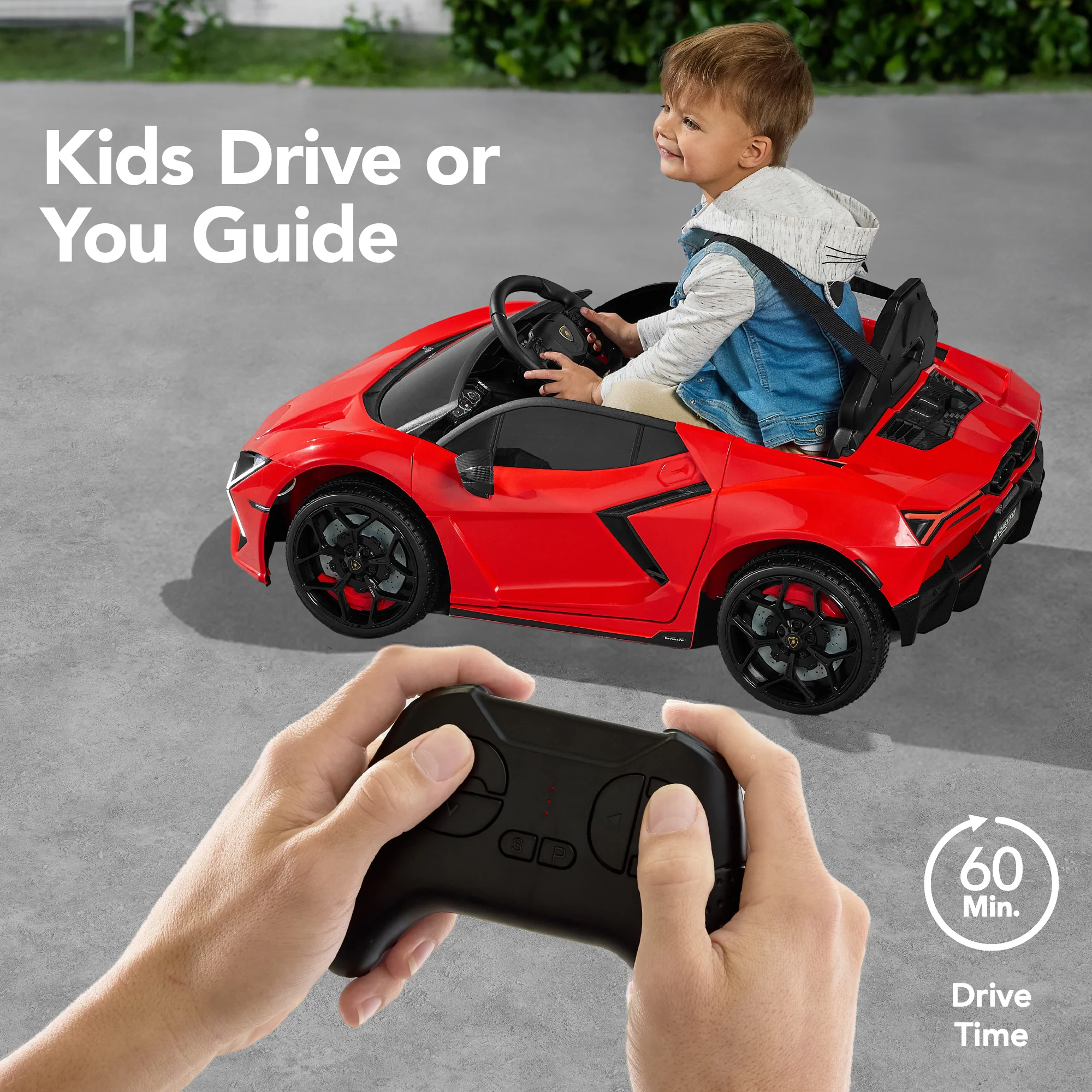 12V Kids Ride-On Car Officially Licensed Lamborghini Revuelto w/ Remote - Image 5