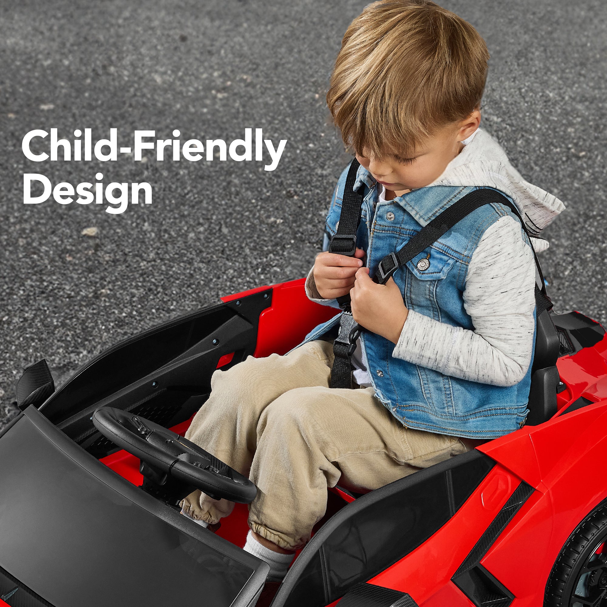 12V Kids Ride-On Car Officially Licensed Lamborghini Revuelto w/ Remote - Image 8