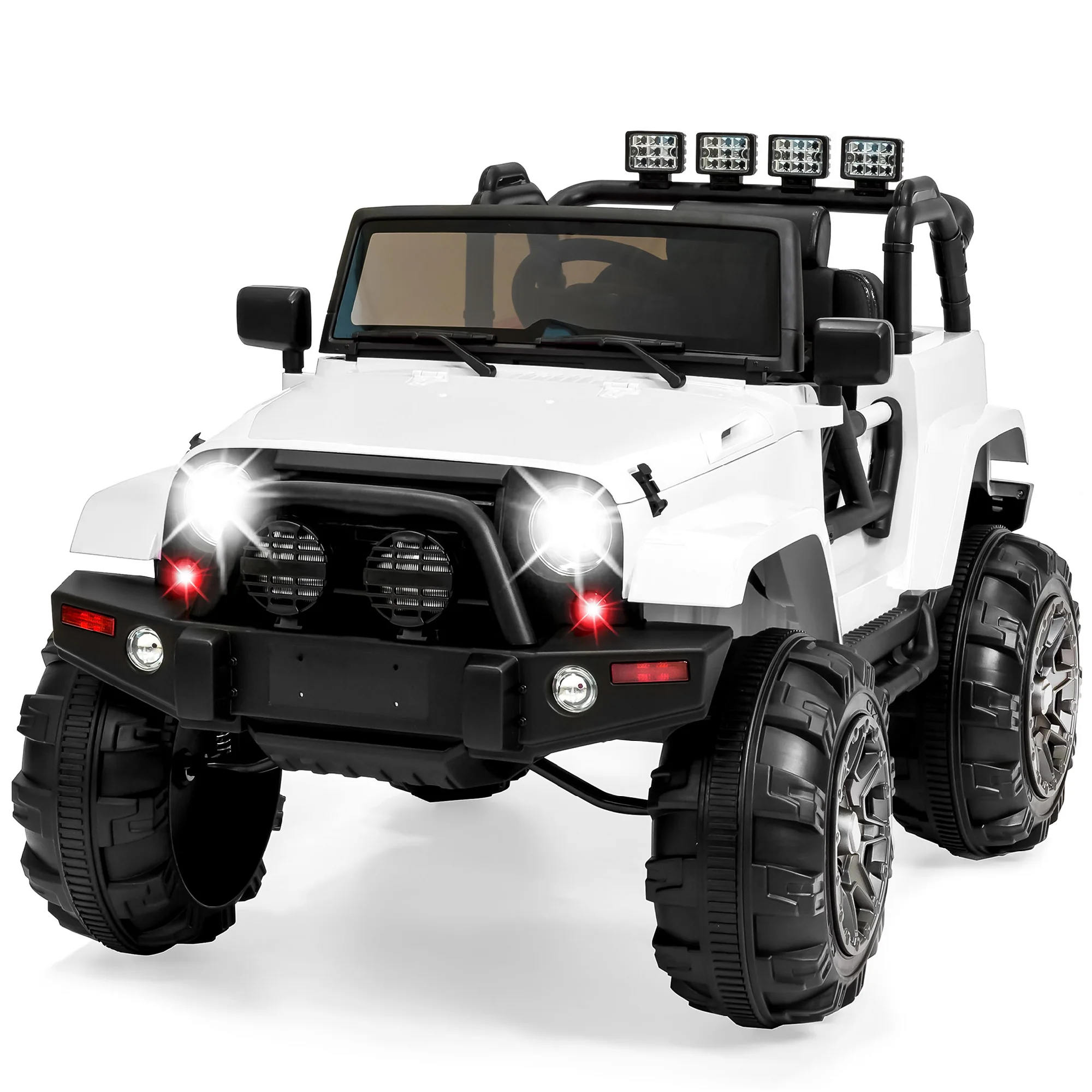 Jumbo 12V Kids Electric Ride On Car with Parent Remote, Seat Harness - Image 24