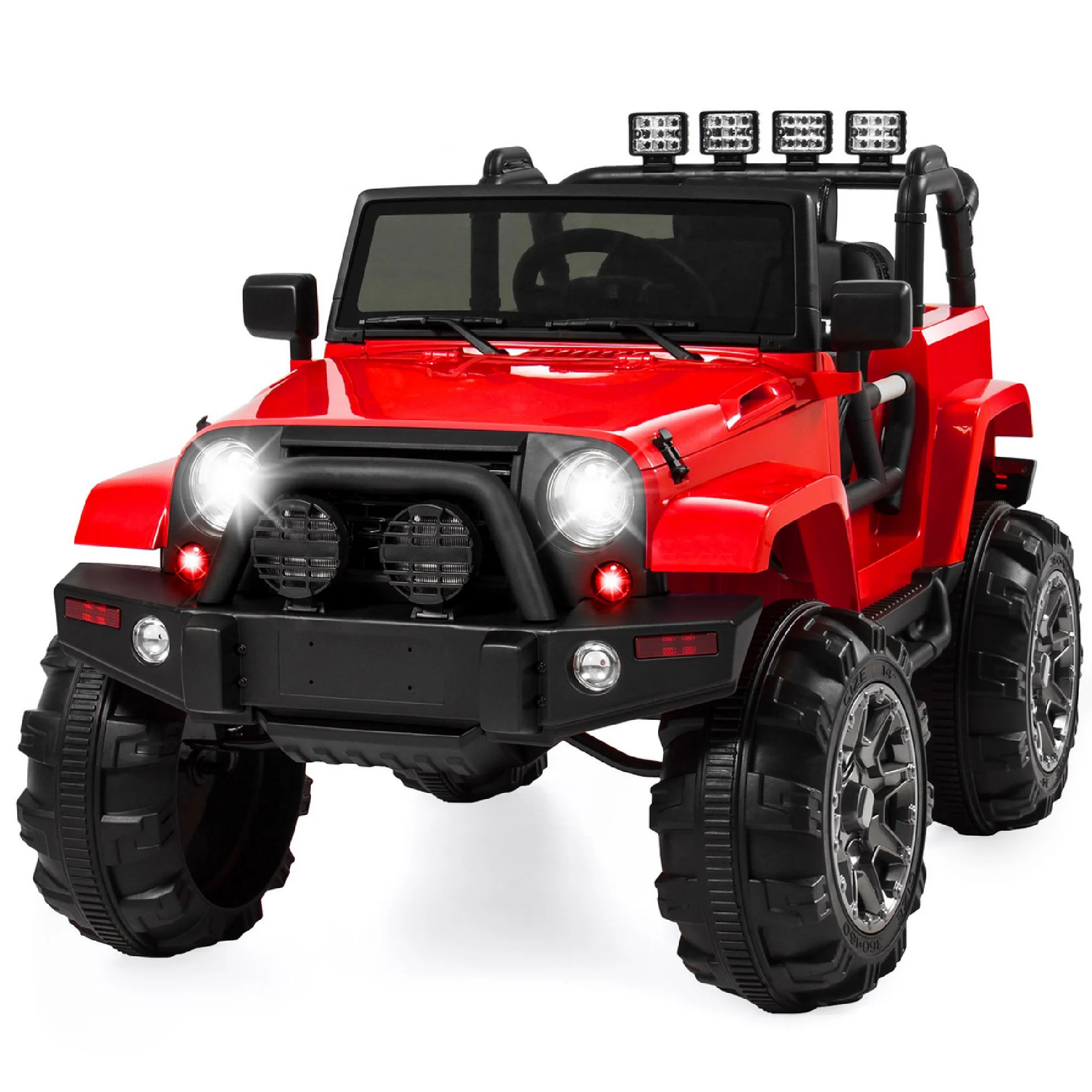 Jumbo 12V Kids Electric Ride On Car with Parent Remote, Seat Harness - Image 3