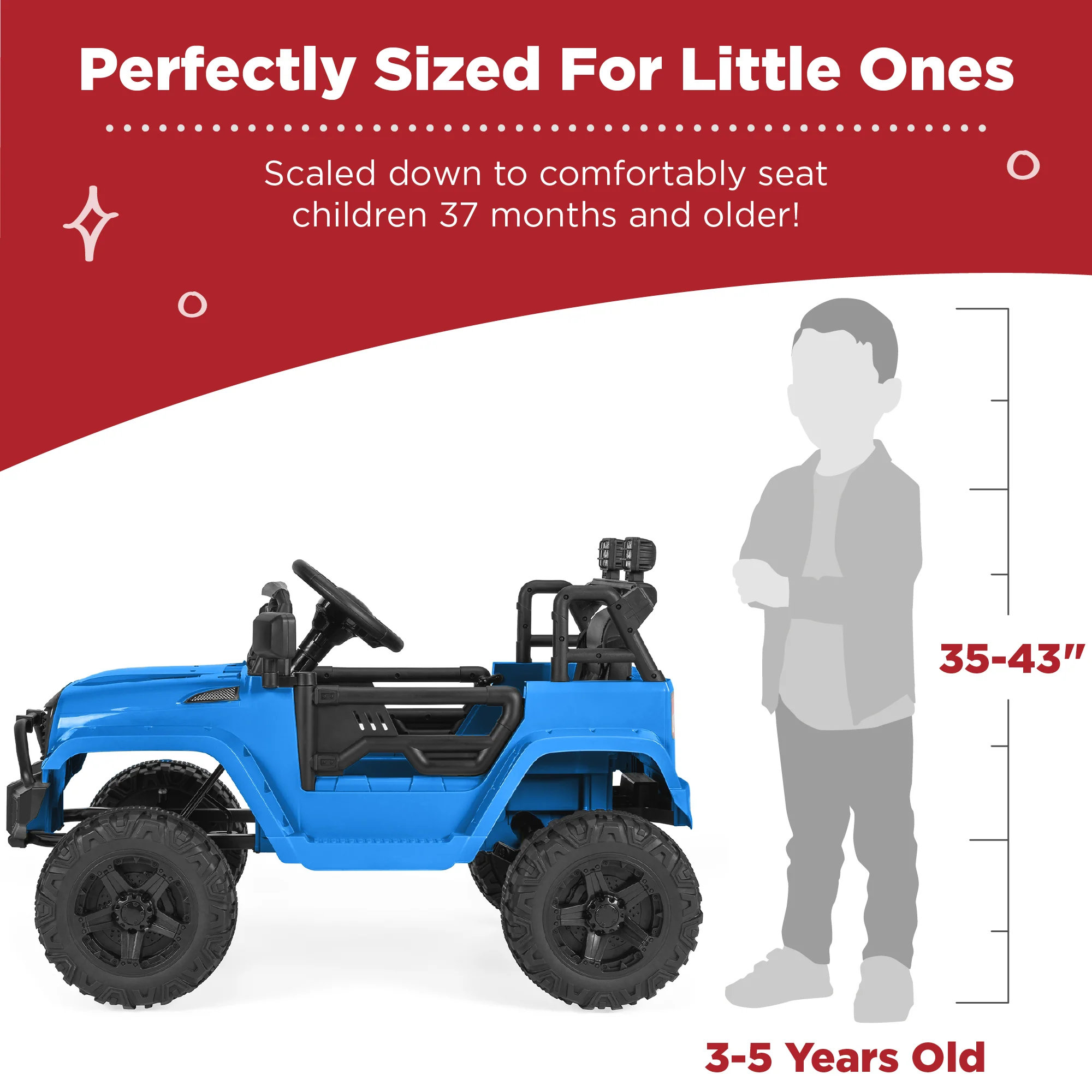 12V Kids Ride-On Truck Car w/ Parent Remote Control, Spring Suspension - Image 25