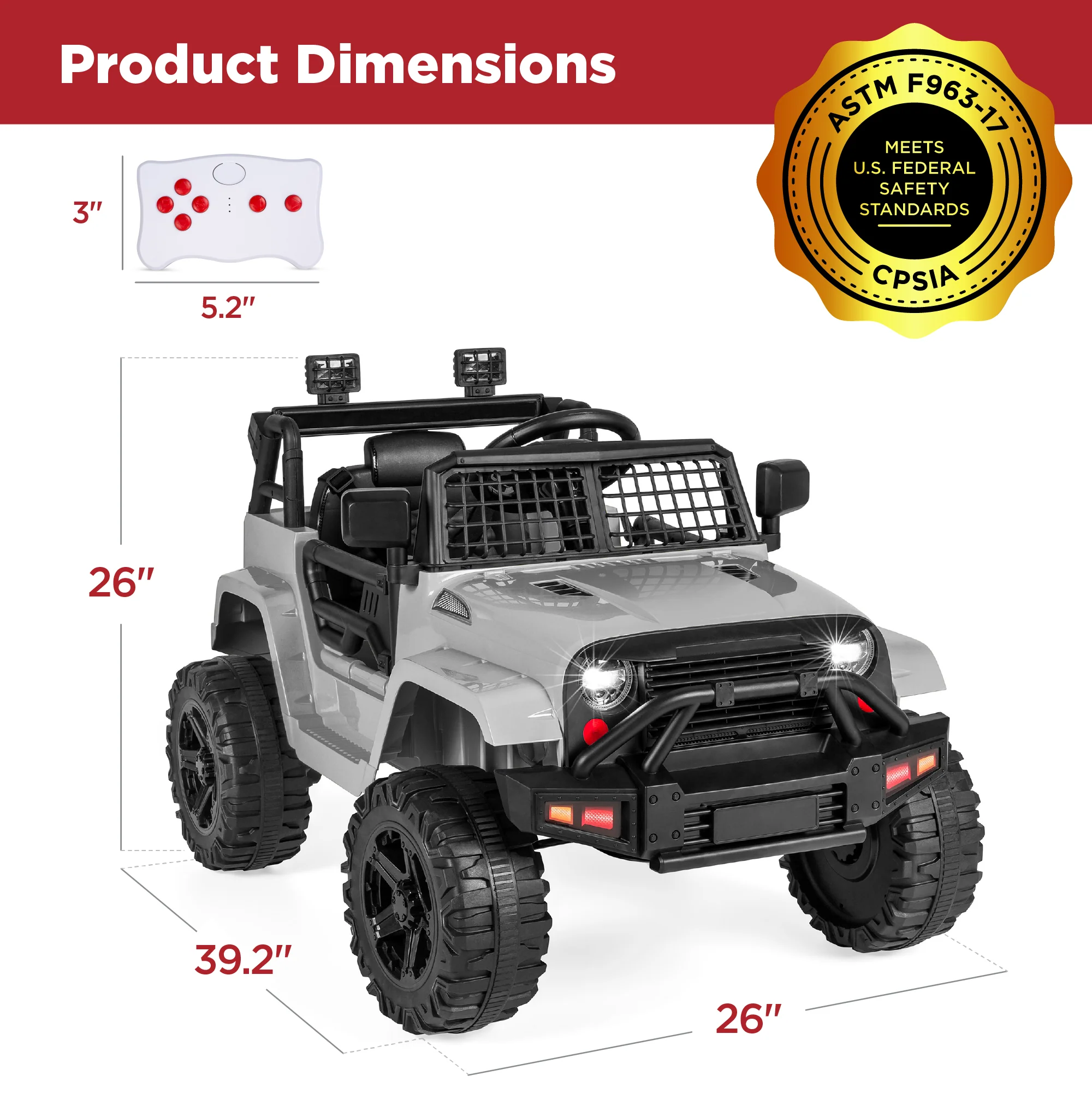 12V Kids Ride-On Truck Car w/ Parent Remote Control, Spring Suspension - Image 70