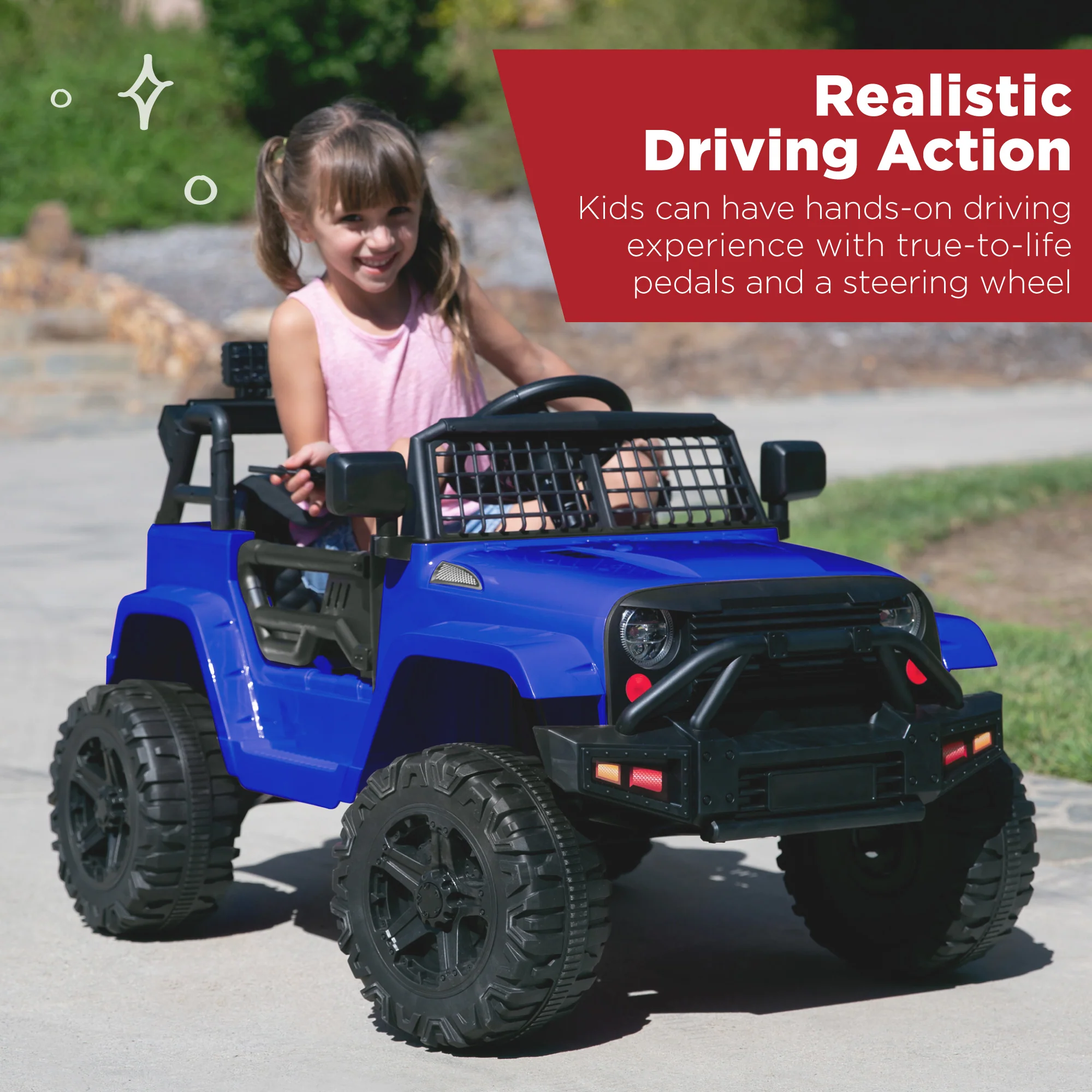 12V Kids Ride-On Truck Car w/ Parent Remote Control, Spring Suspension - Image 9
