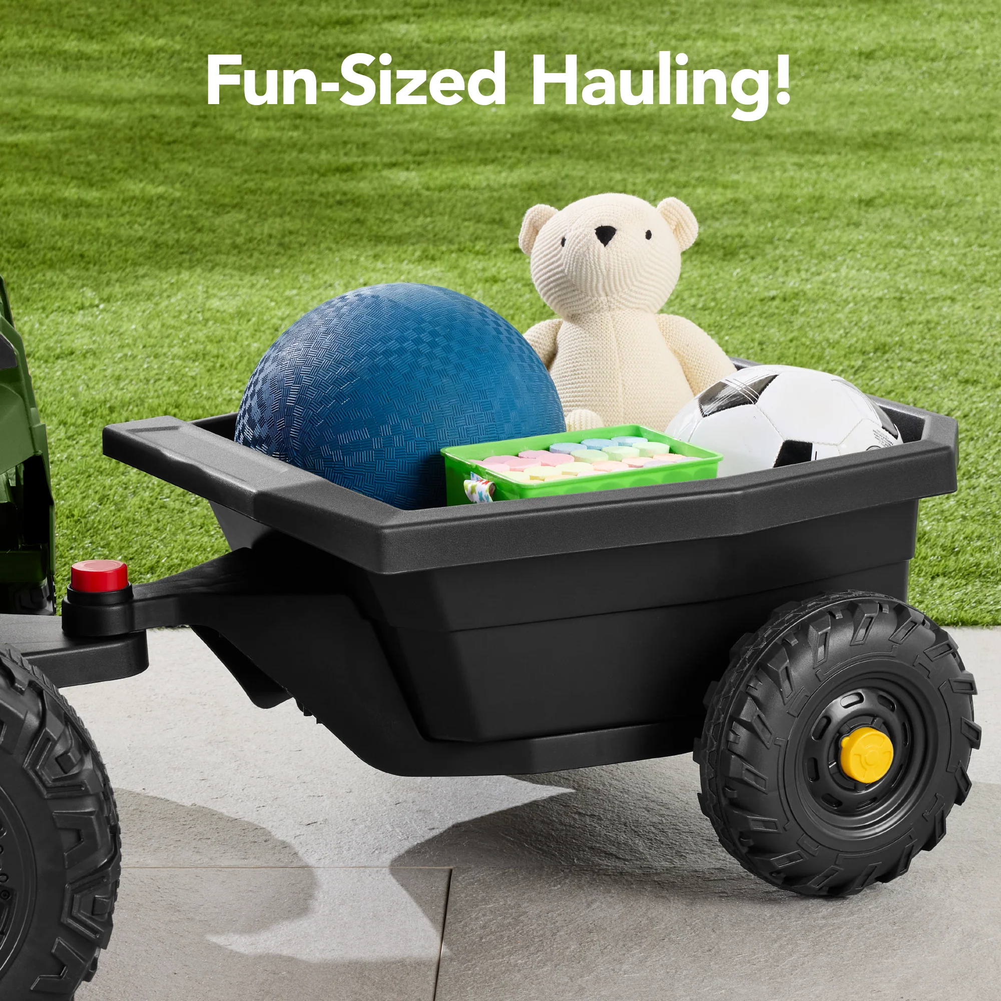 12V Kids Ride-On UTV and Trailer w/Parent Remote Control, LED Lights - Image 29