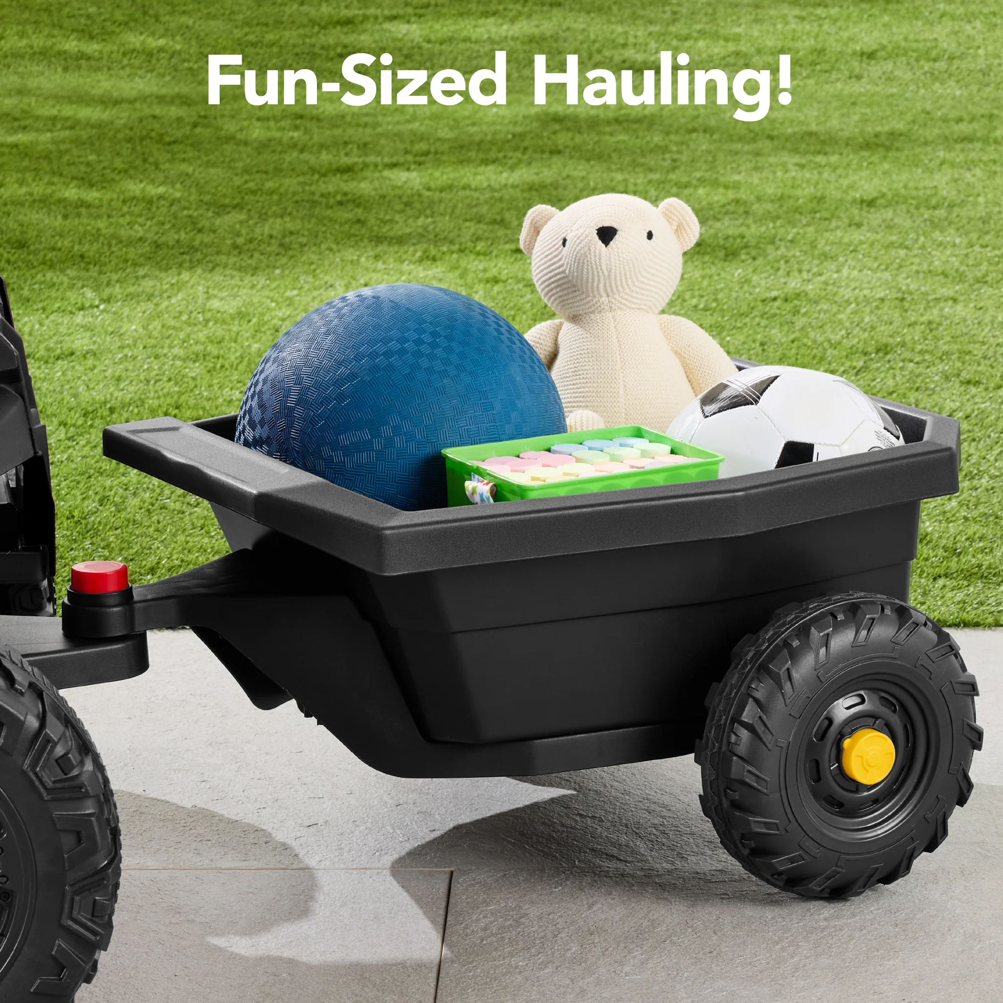 12V Kids Ride-On UTV and Trailer w/Parent Remote Control, LED Lights - Image 47