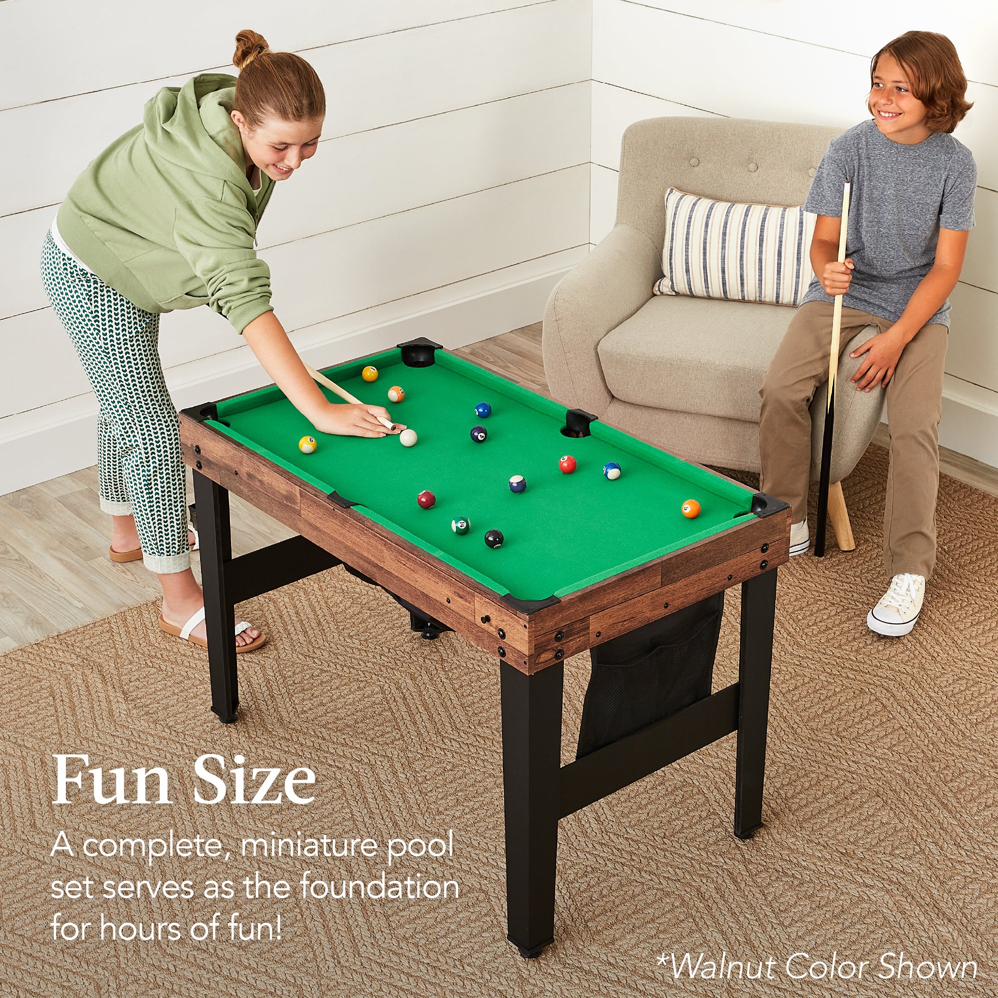 13-in-1 Combo Game Table Set w/ Ping Pong, Foosball, Basketball, Air Hockey - Image 33