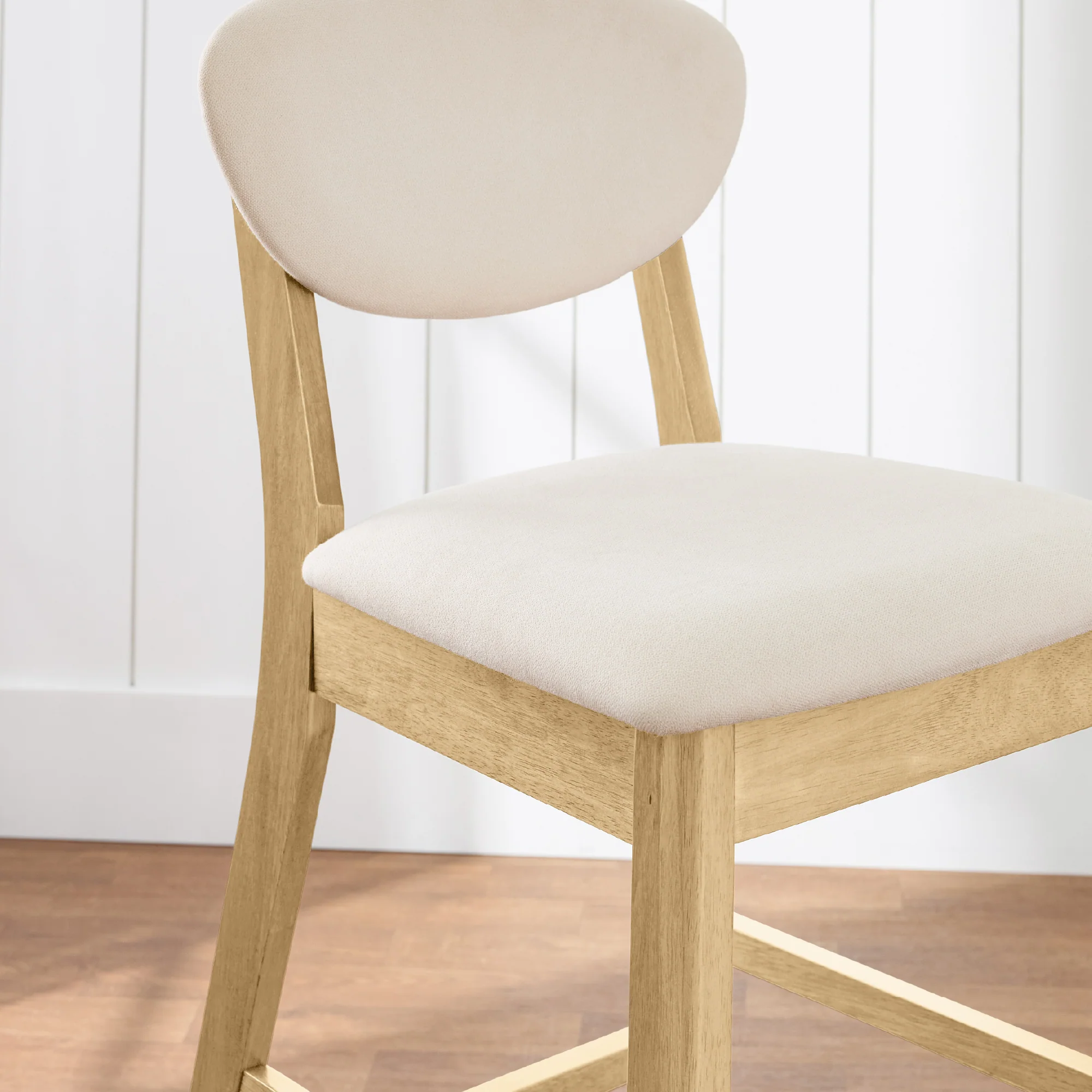 Set of 2 Modern Counter-Height Bar Stool Set W/ Upholstered Seat Cushion - Image 52