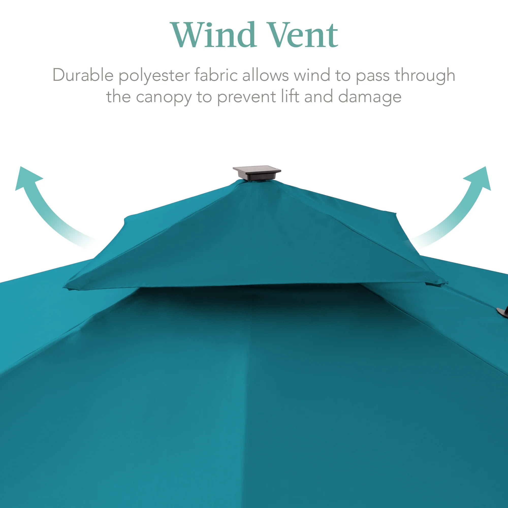 2-Tier Square LED Cantilever Offset Umbrella w/ 360 Rotation, Base - 10x10ft - Image 48