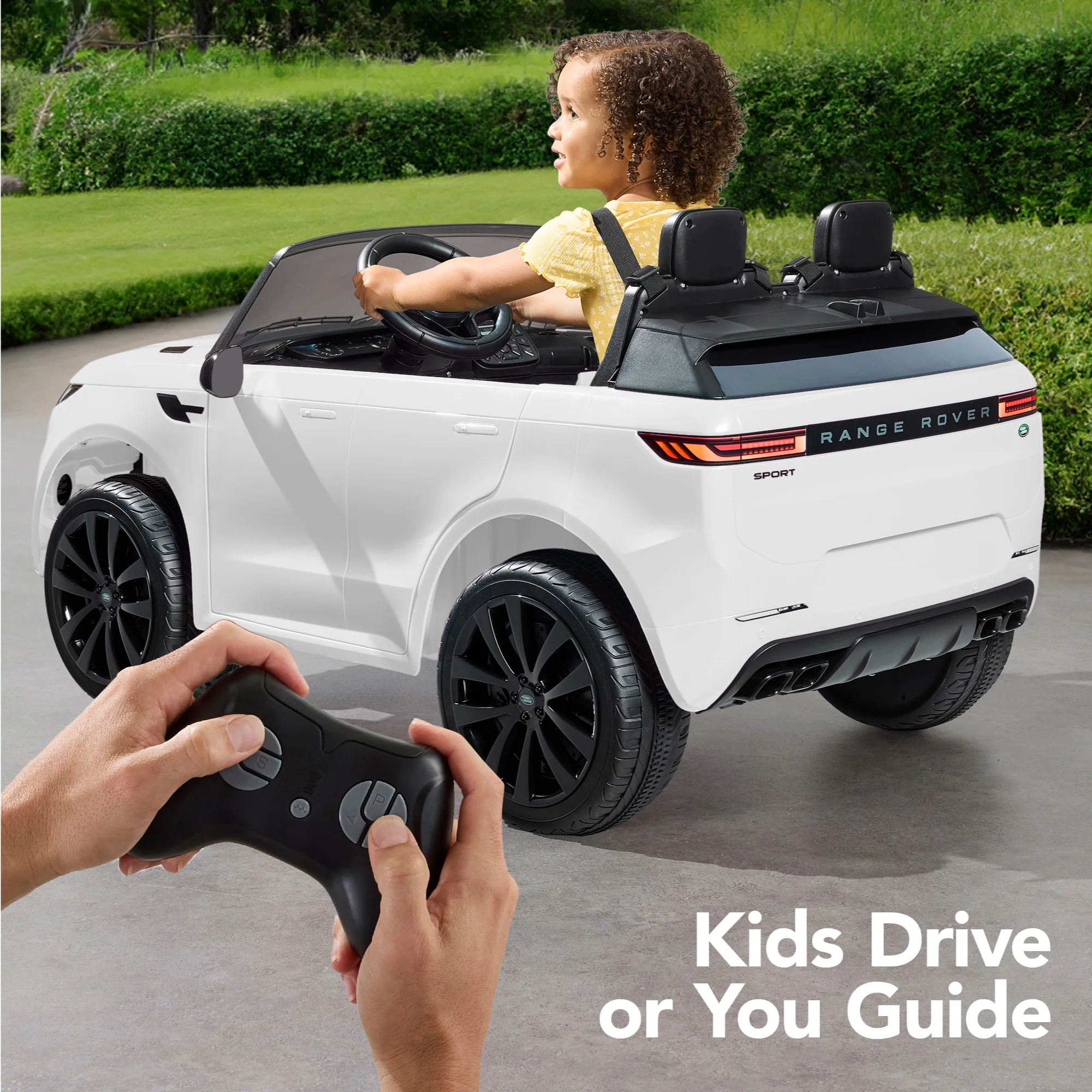 24V 2-Seater Licensed Range Rover Sport Ride-On Car w/ Parent Control - Image 6
