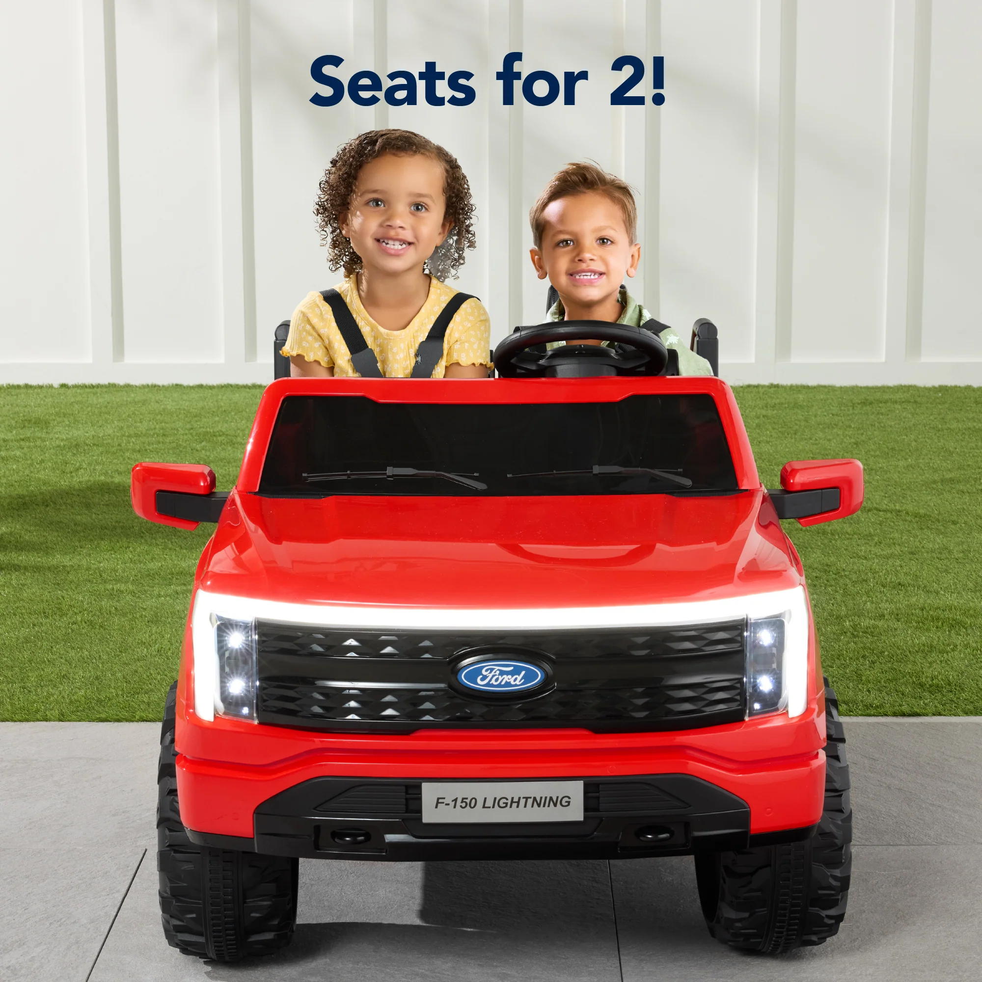 24V Kids Ride On Car Officially Licensed Ford Lightning w/ Remote, 2 Speeds - Image 3