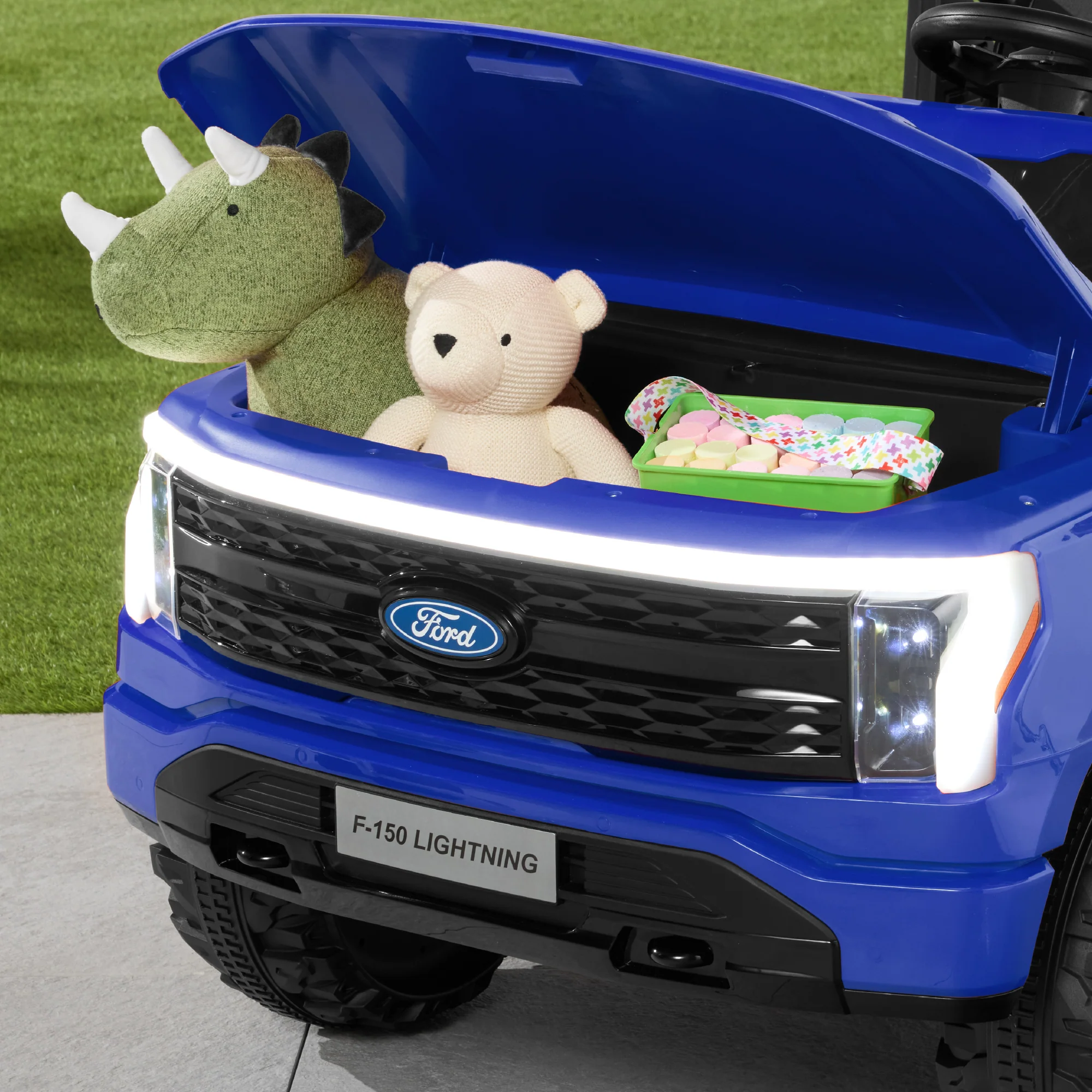 24V Kids Ride On Car Officially Licensed Ford Lightning w/ Remote, 2 Speeds - Image 44