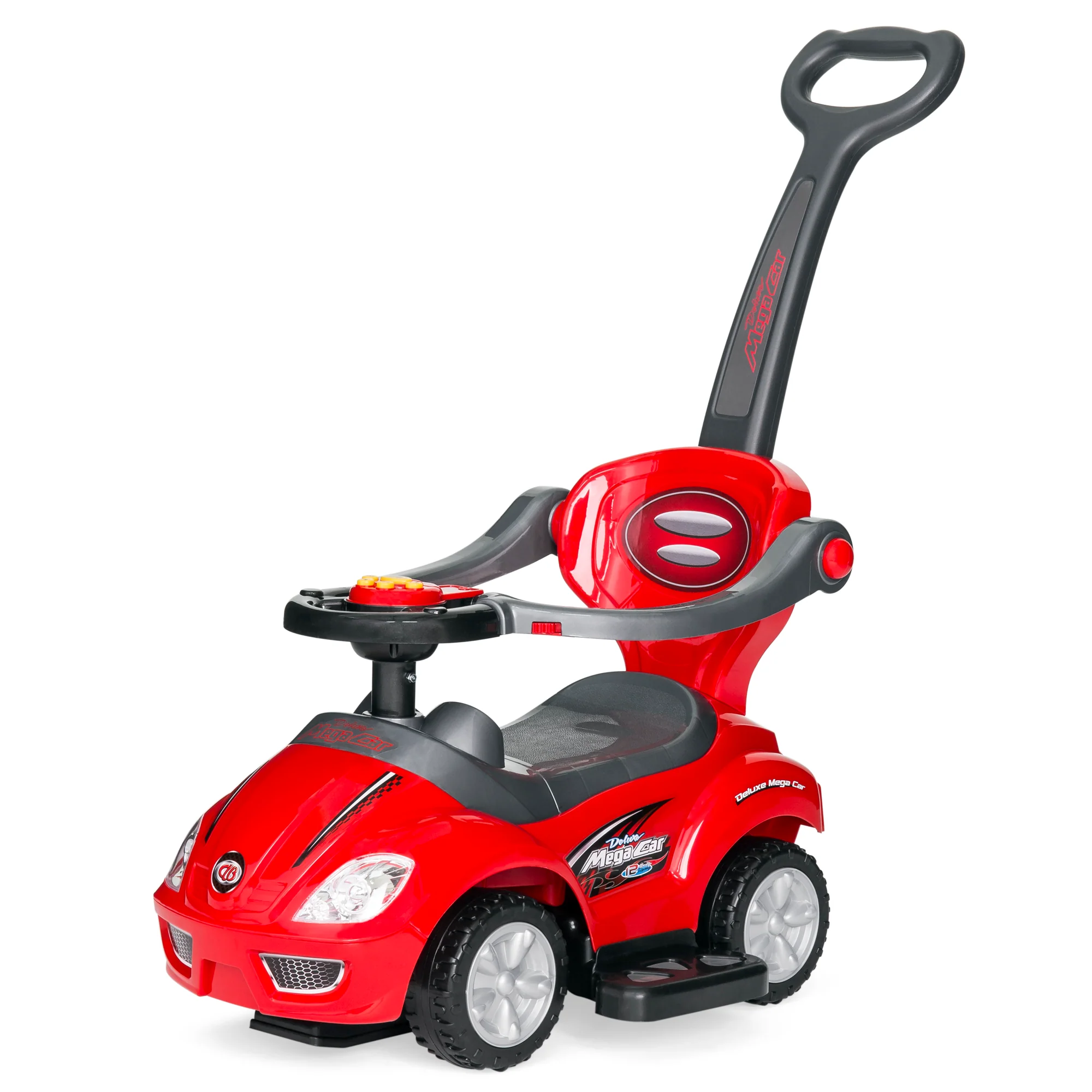 3-in-1 Kids Push Car w/ Handle and Horn - Image 15