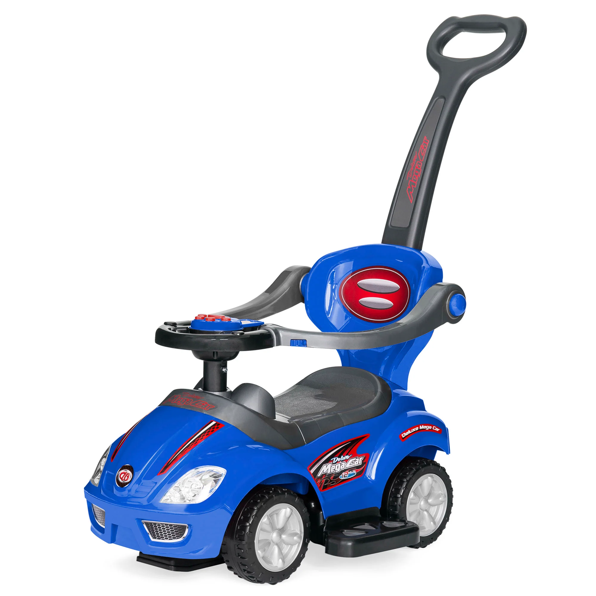 3-in-1 Kids Push Car w/ Handle and Horn - Image 29