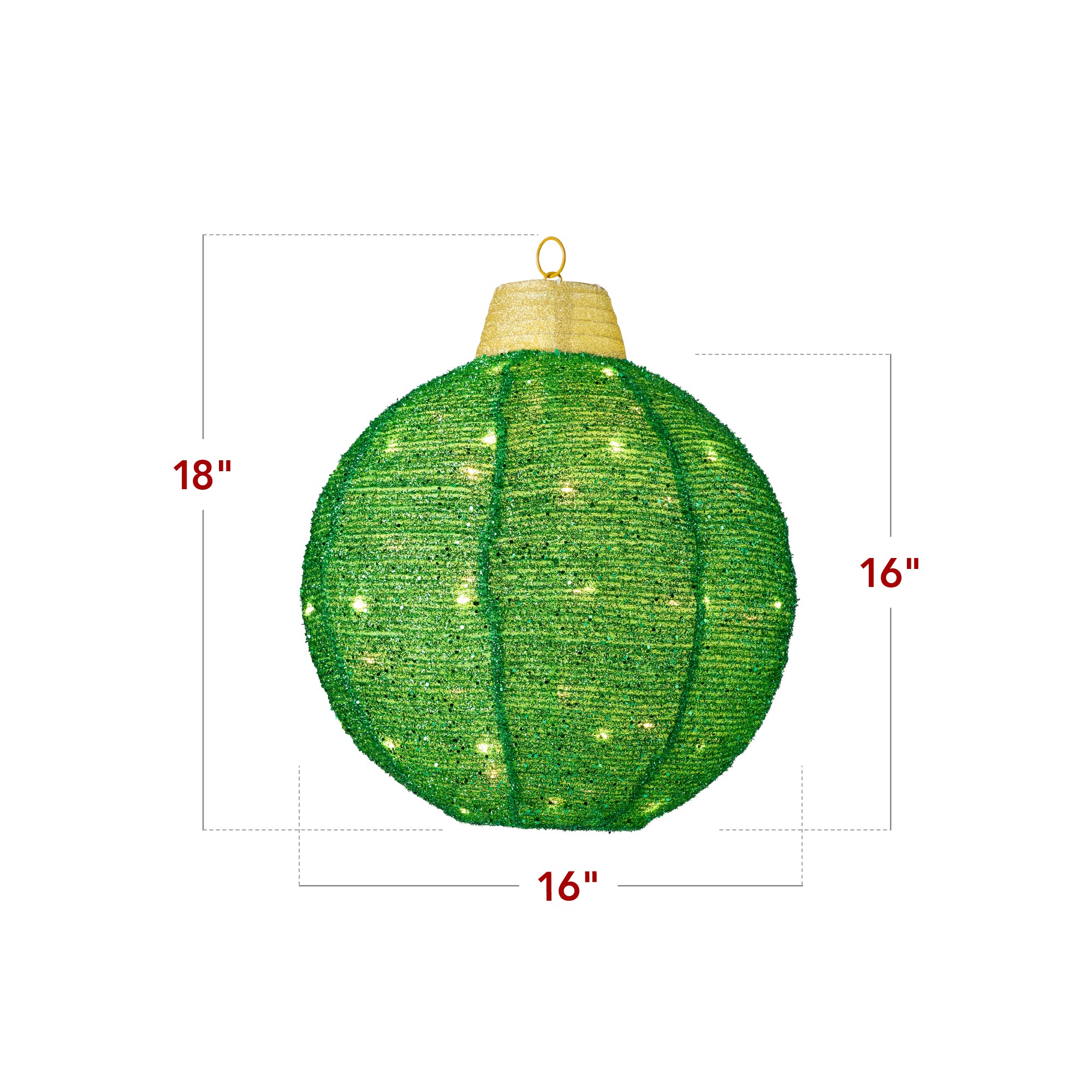 3-Piece Hanging Pop-Up Ornaments Outdoor Christmas Decor, LED Lights - Image 14