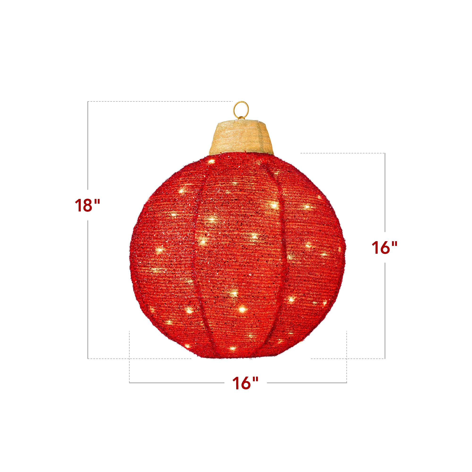 3-Piece Hanging Pop-Up Ornaments Outdoor Christmas Decor, LED Lights - Image 7