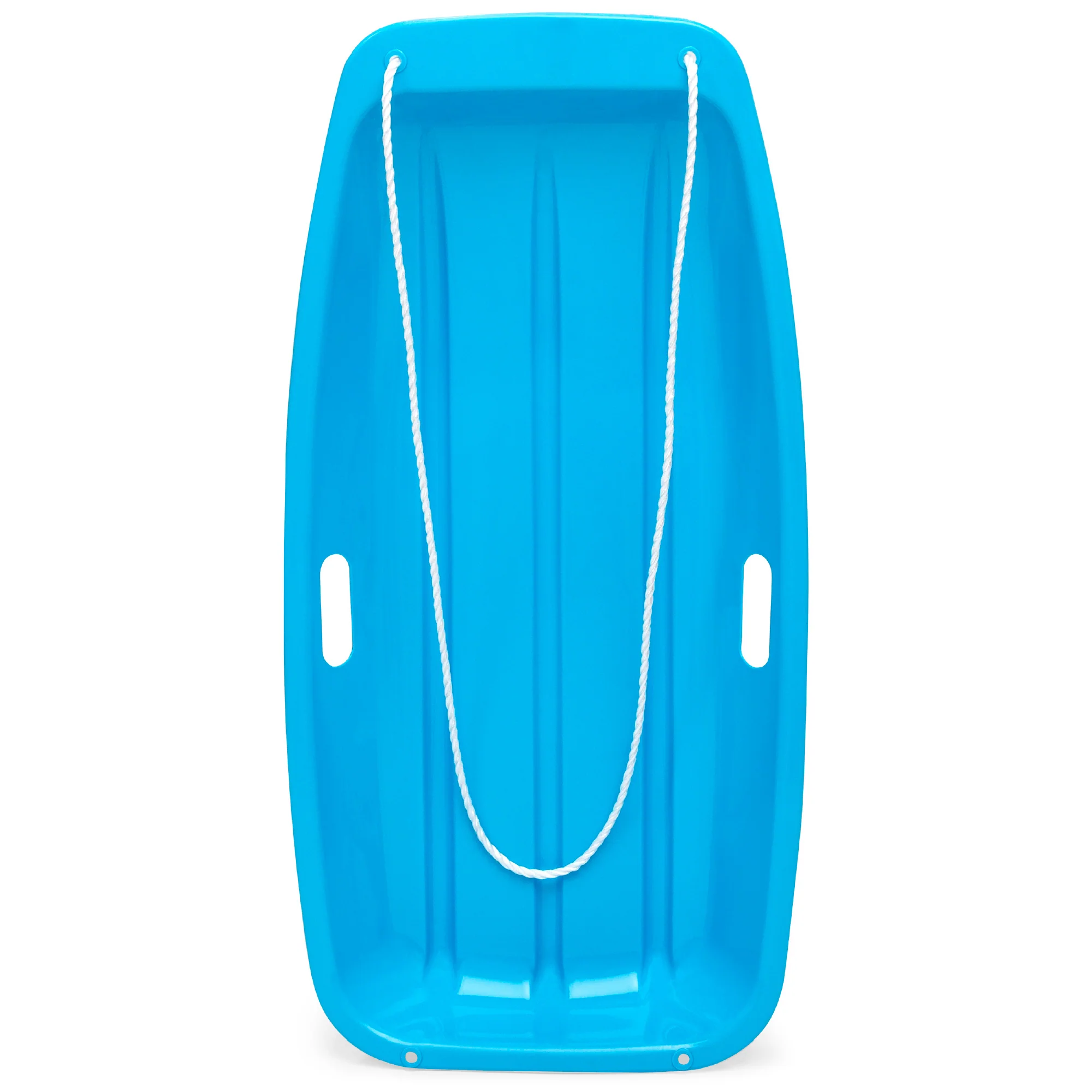 Kids Outdoor Plastic Toboggan Snow Sled Board w/ Pull Rope, Handles - 35in - Image 13