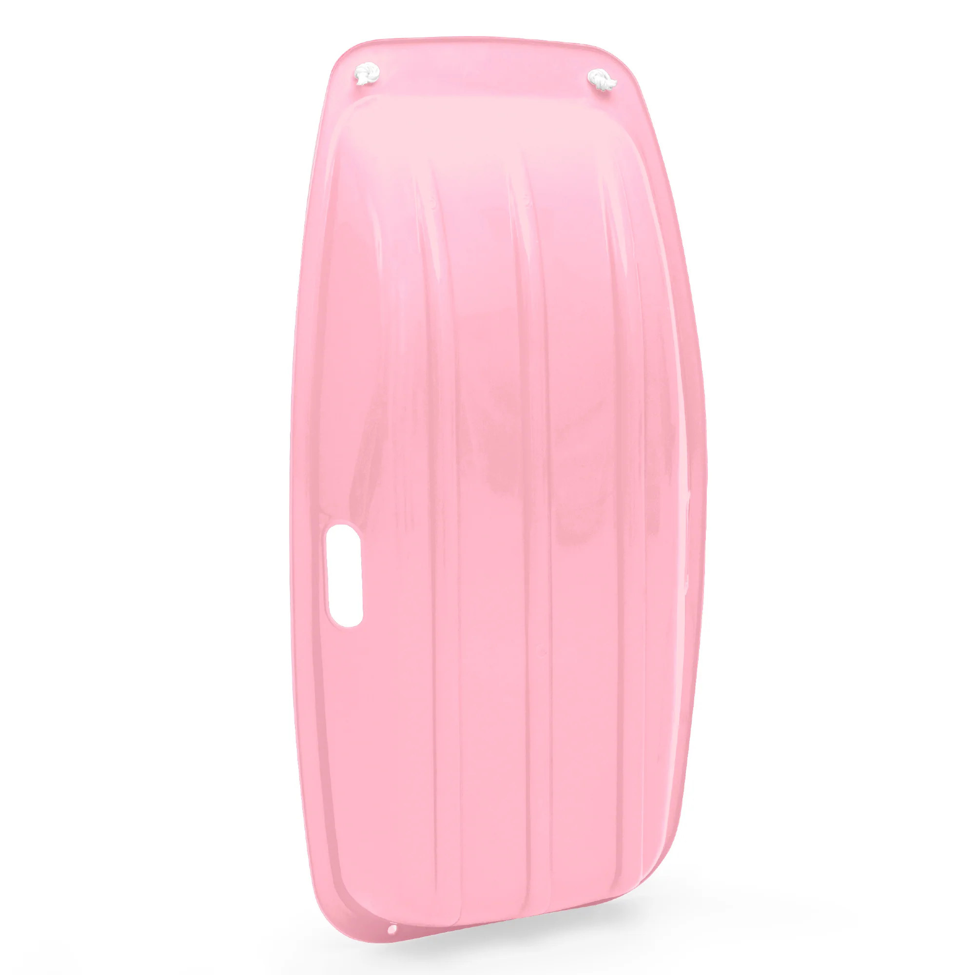 Kids Outdoor Plastic Toboggan Snow Sled Board w/ Pull Rope, Handles - 35in - Image 33