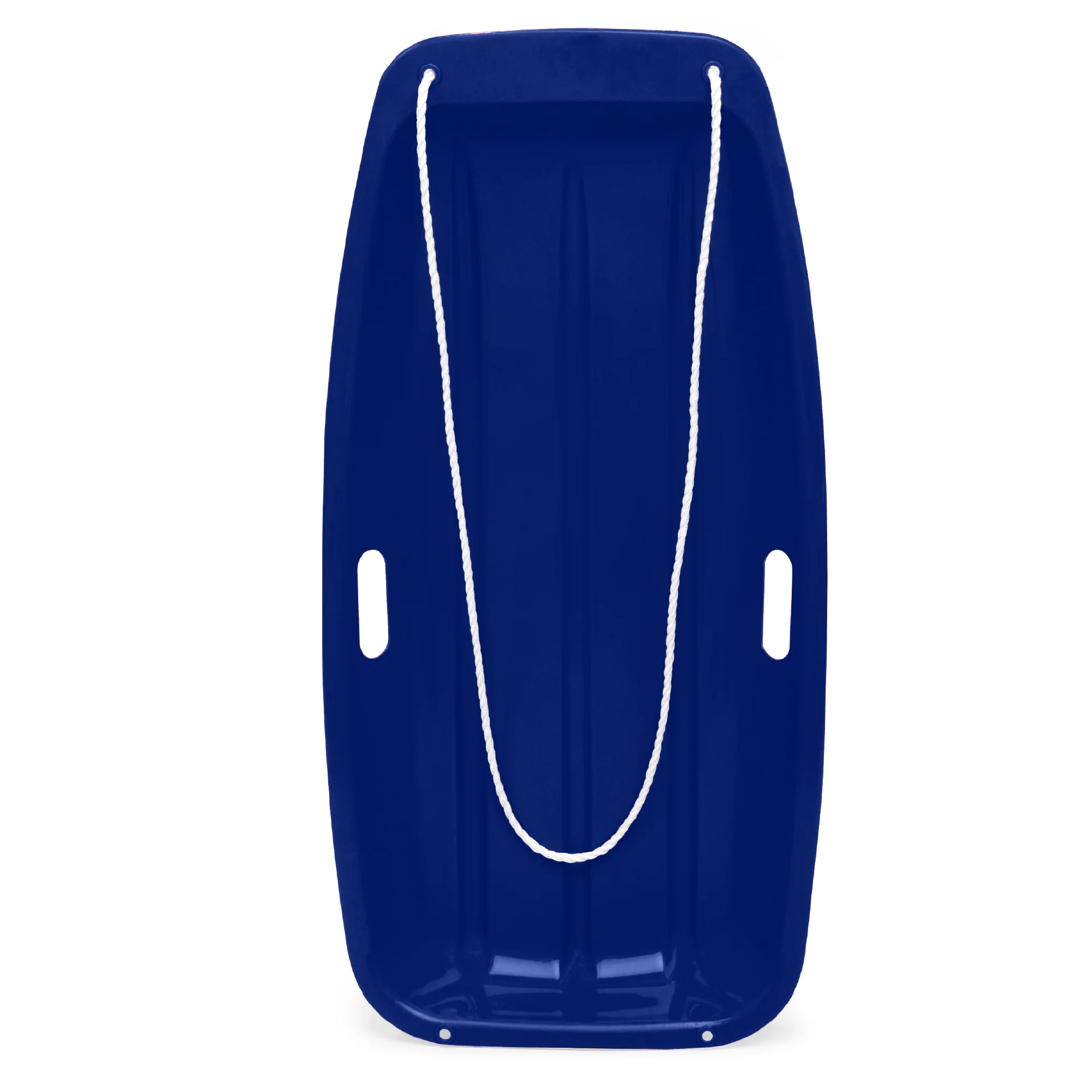 Kids Outdoor Plastic Toboggan Snow Sled Board w/ Pull Rope, Handles - 35in - Image 37